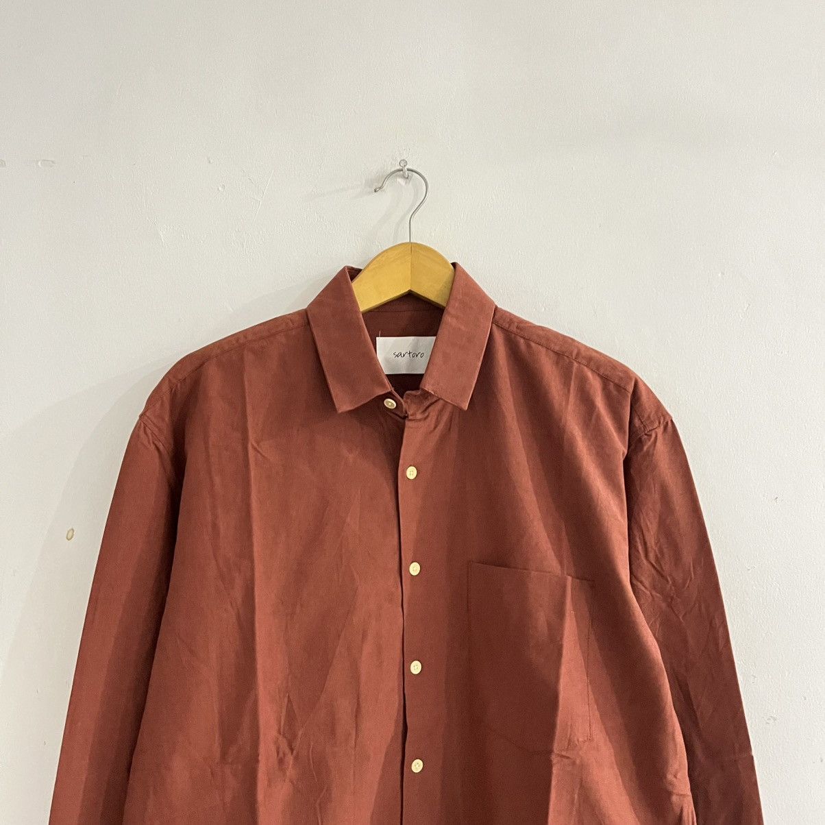Japanese Brand Sartoro - Basic Longsleeve Shirt Size US XL / EU 56 / 4 - 2 Thumbnail