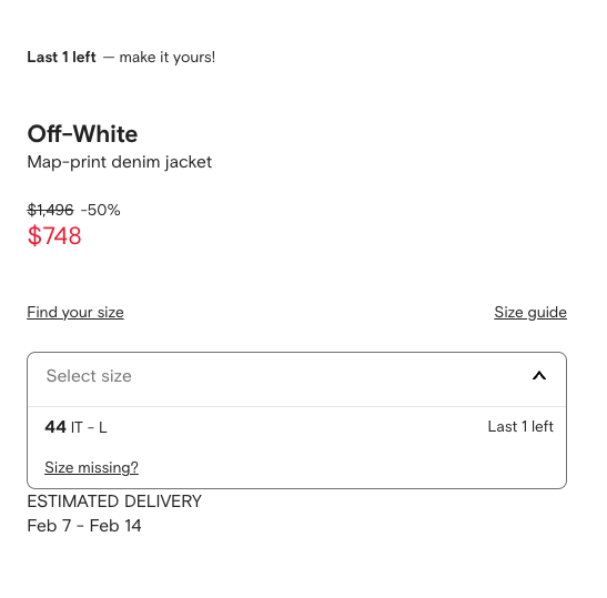 Off-White Off-White Map-print denim jacket Size S / US 4 / IT 40 - 6 Thumbnail