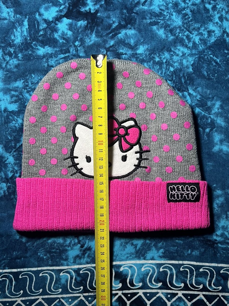 Other Y2k Hello Kitty Beanie Hat Hello Bunny Big Logo Size ONE SIZE - 10 Thumbnail