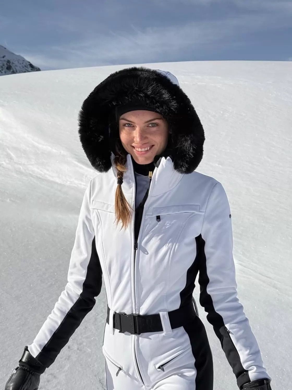 Goldbergh Goldbergh Women's Black & White Ski Jumpsuit Size 34 Size 24" / US 00 / IT 34 - 5 Thumbnail