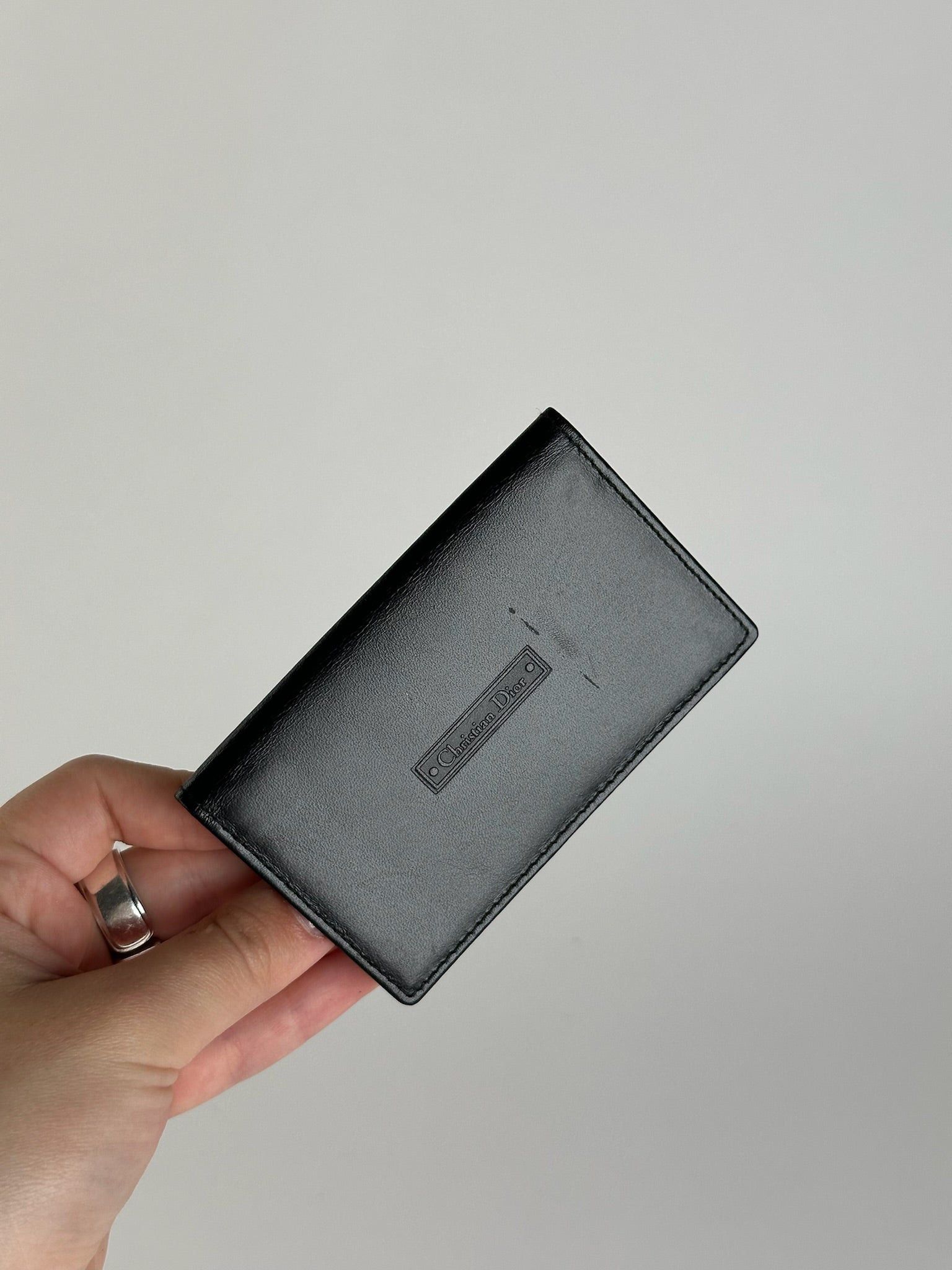 Dior Vintage Leather Card Holder black Size ONE SIZE - 1 Thumbnail