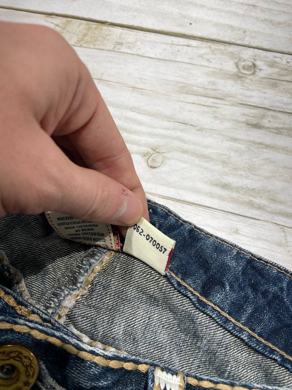 True Religion Vintage True Religion Denim Jeans Y2K Japan Baggy 90s Size US 34 / EU 50 - 13 Thumbnail
