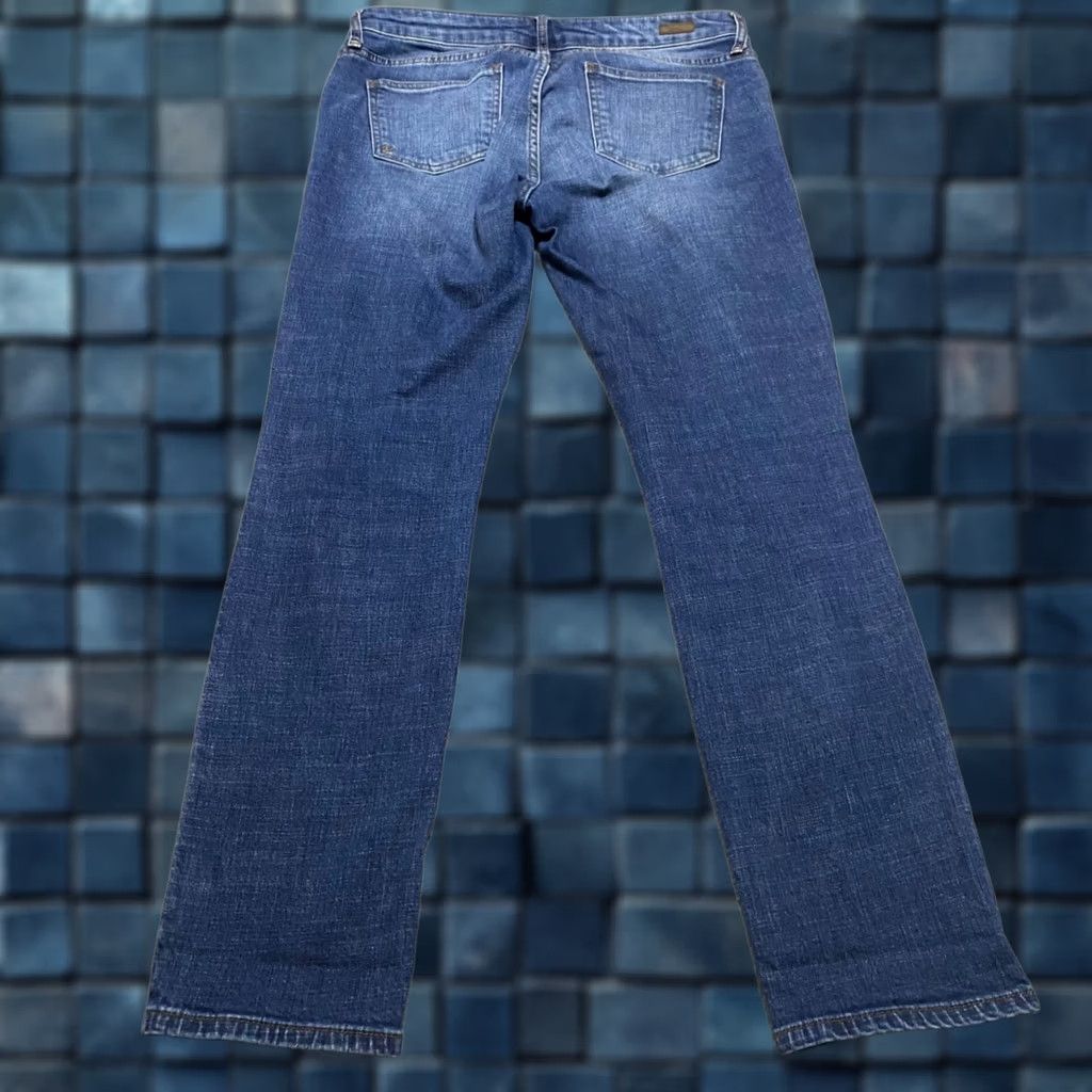 Vintage KUT from the Kloth Jeans Women sz 10 Blue Denim Medium Wash Distressed Mid Rise Jeans Womens Regular 5-Pocket Design Distressed Stretch Size 32" / US 10 / IT 46 - 1 Thumbnail