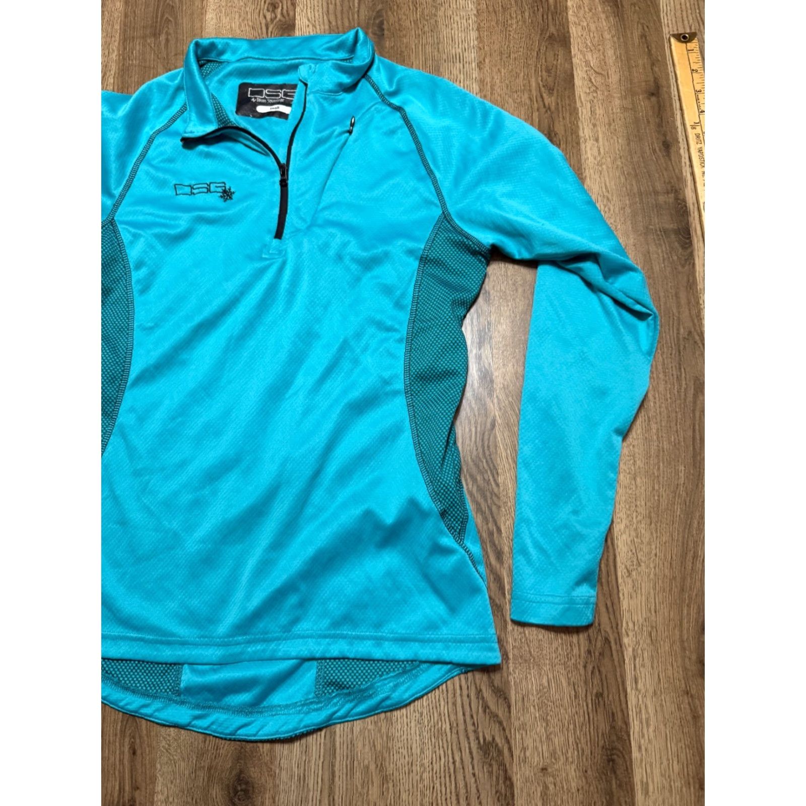 Vintage DSG Shirt Women's Small Blue 1/4 Zip Long Sleeve Outerwear Casual Modern Basic Vintage No Size S / US 4 / IT 40 - 4 Thumbnail