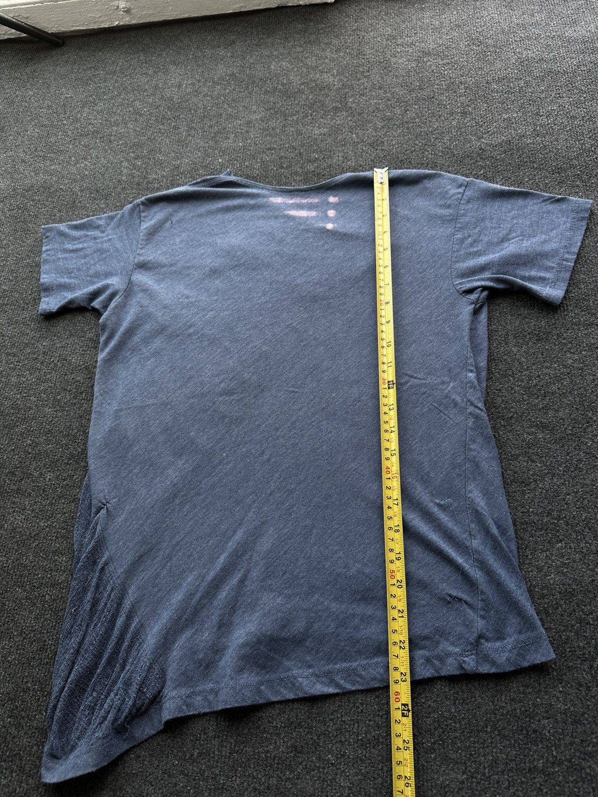 Other OPIUM 🚨 RAQUEL ALLEGRA BASIC LINE BLUE OPIUM DISTRESSED TEE Size M / US 6-8 / IT 42-44 - 12 Thumbnail