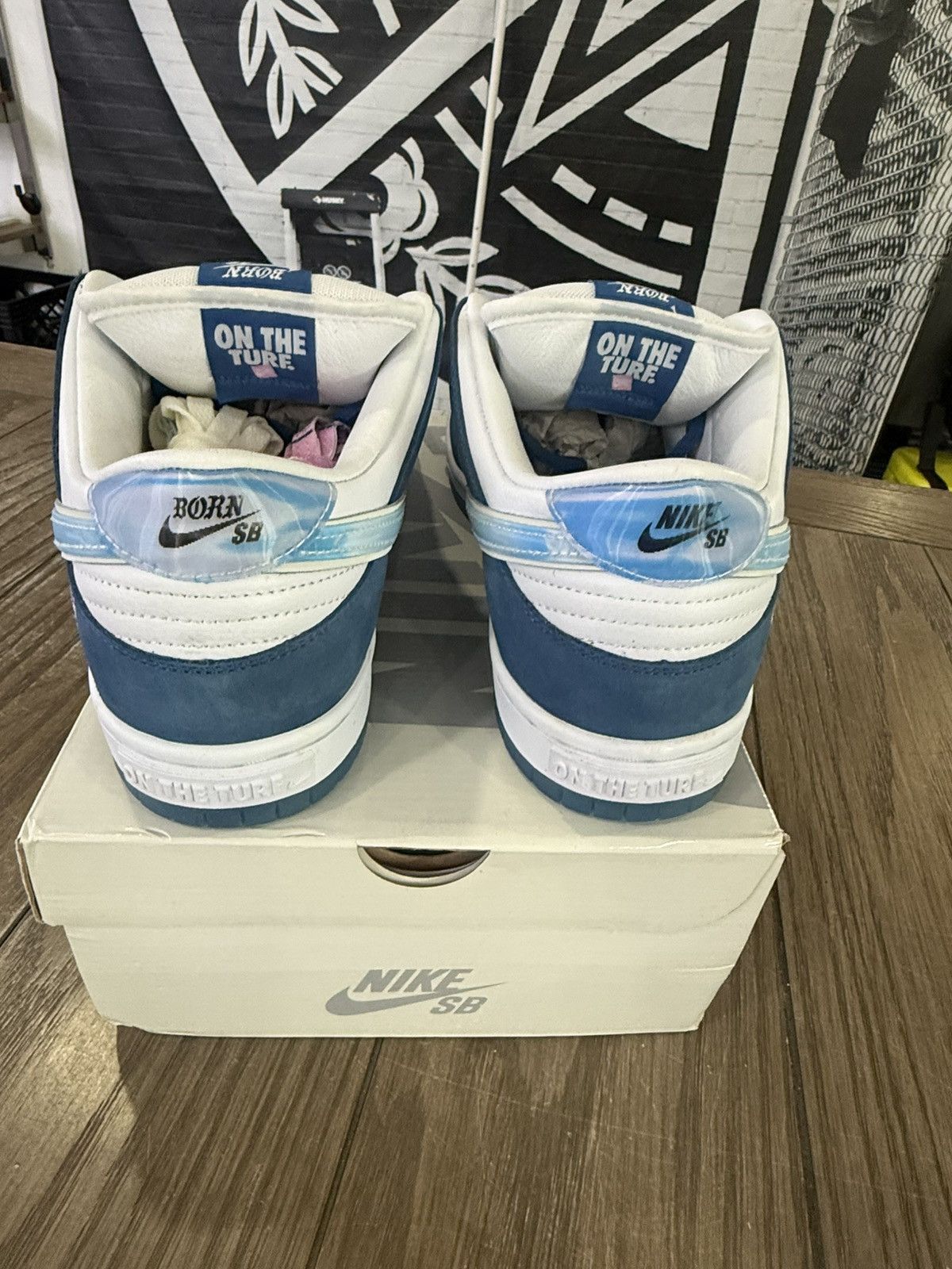 Nike ⚡️ Born x Raised SB Dunk Low FN7819-400 Size 13 NEW! ⚡️ Size US 13 / EU 46 - 6 Thumbnail
