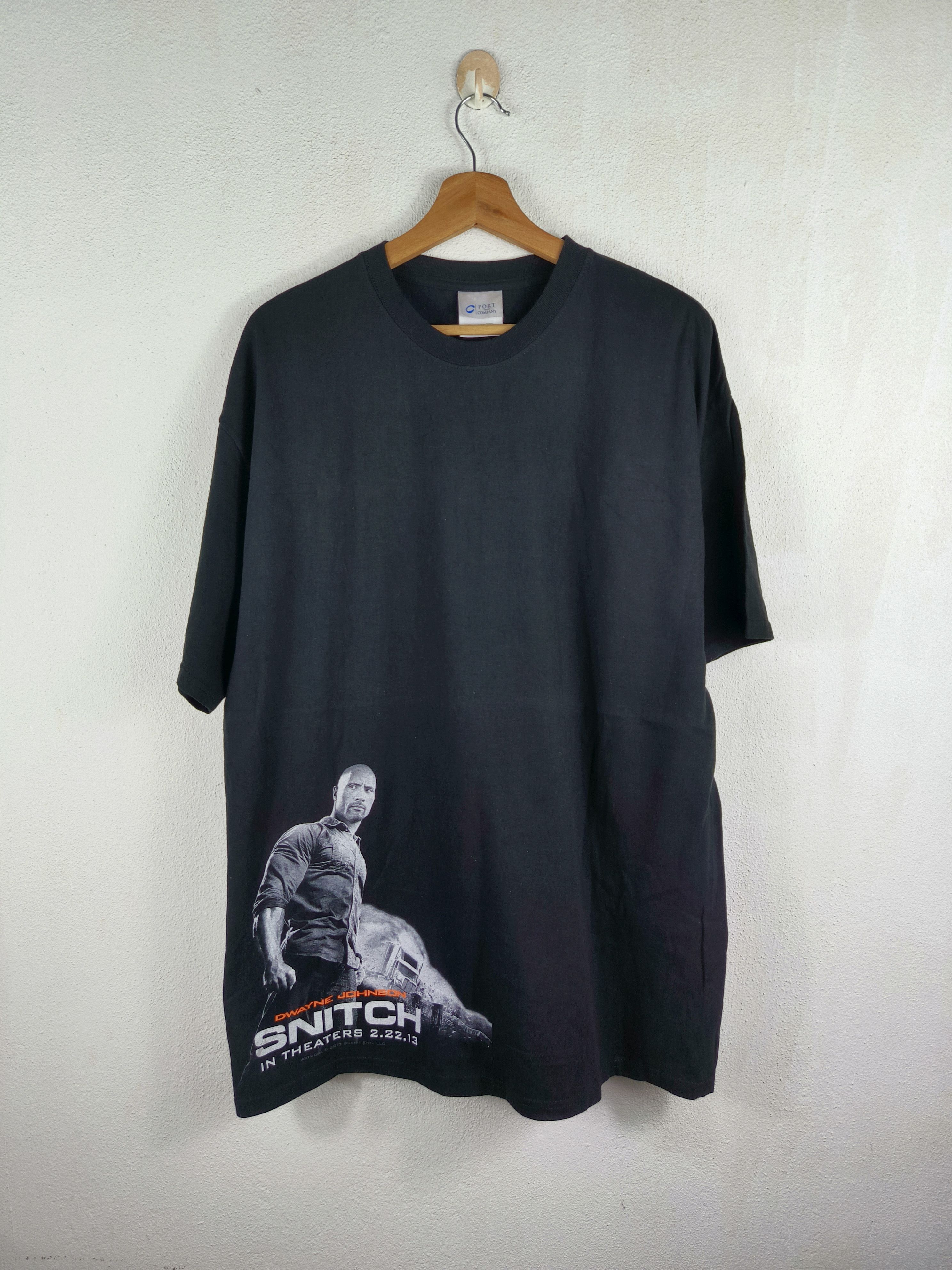 Vintage 2013 Snitch Dwayne Johnson Movie promo Size US XL / EU 56 / 4 - 1 Thumbnail