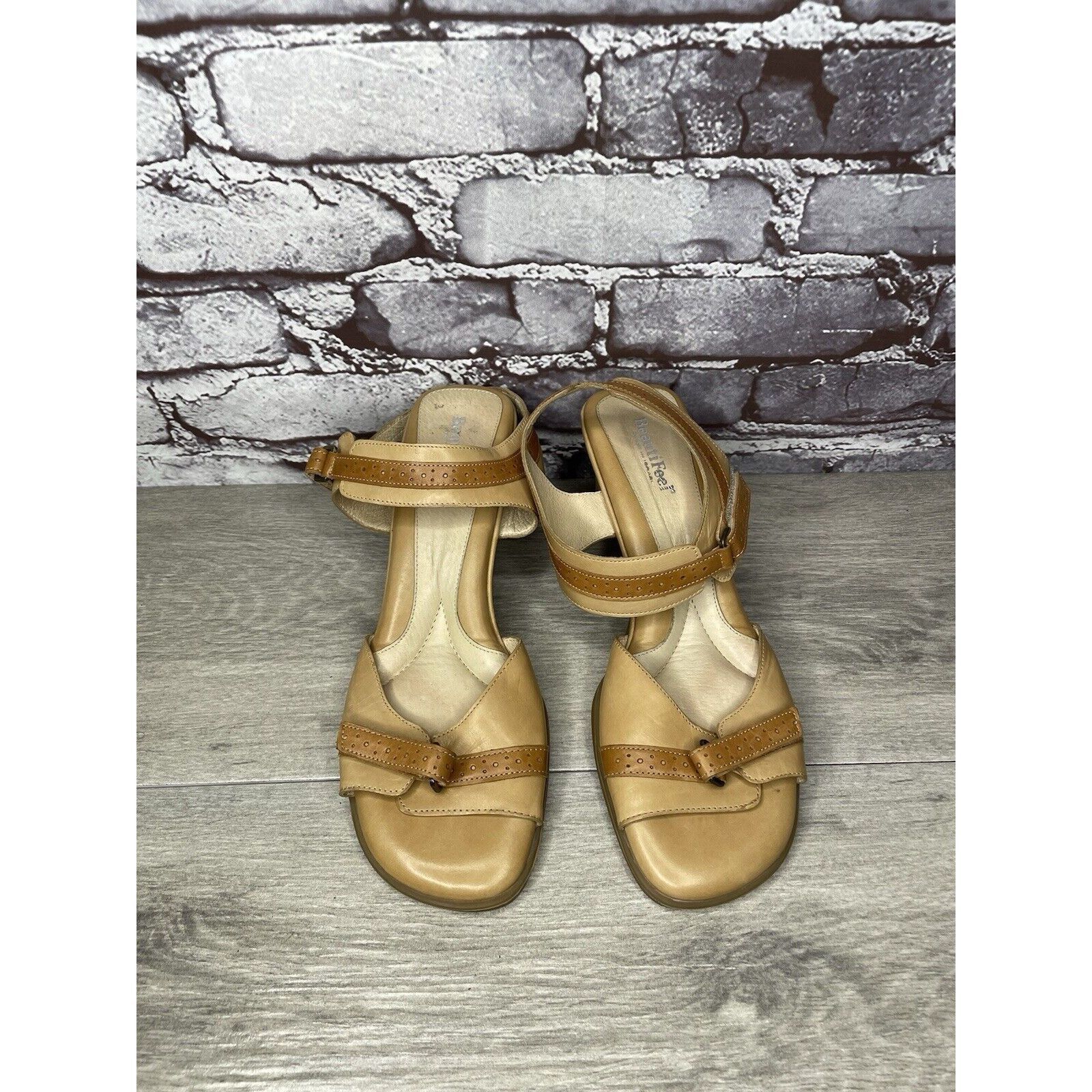 Other Beautifeel Brown Leather Casual Heel Strappy Sandals Women’s Size US 10.5 / IT 40.5 - 19 Thumbnail
