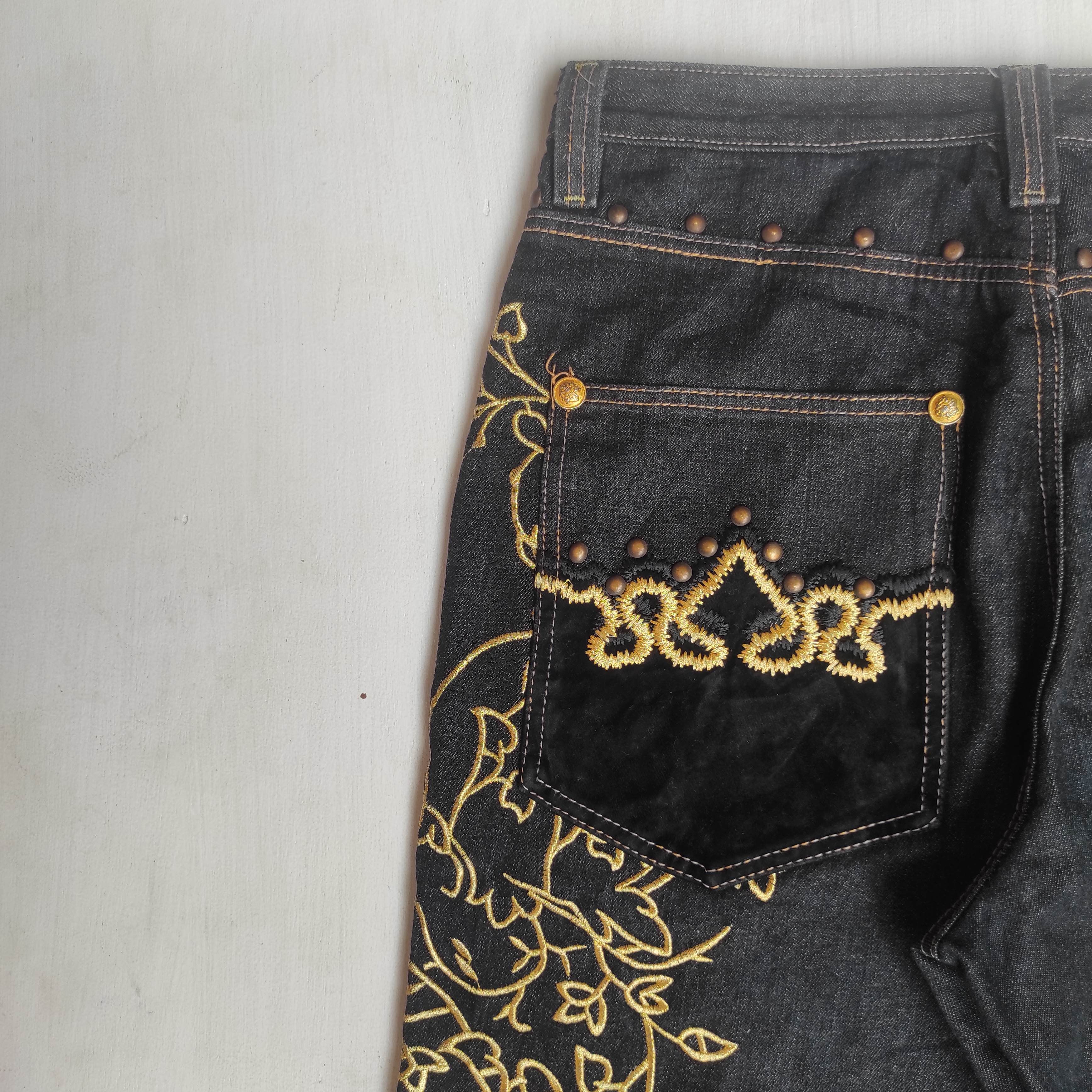 Hysteric Glamour Japanese Brand CROWN HOLDER Baggy Oversized Embroidery Size US 34 / EU 50 - 17 Thumbnail