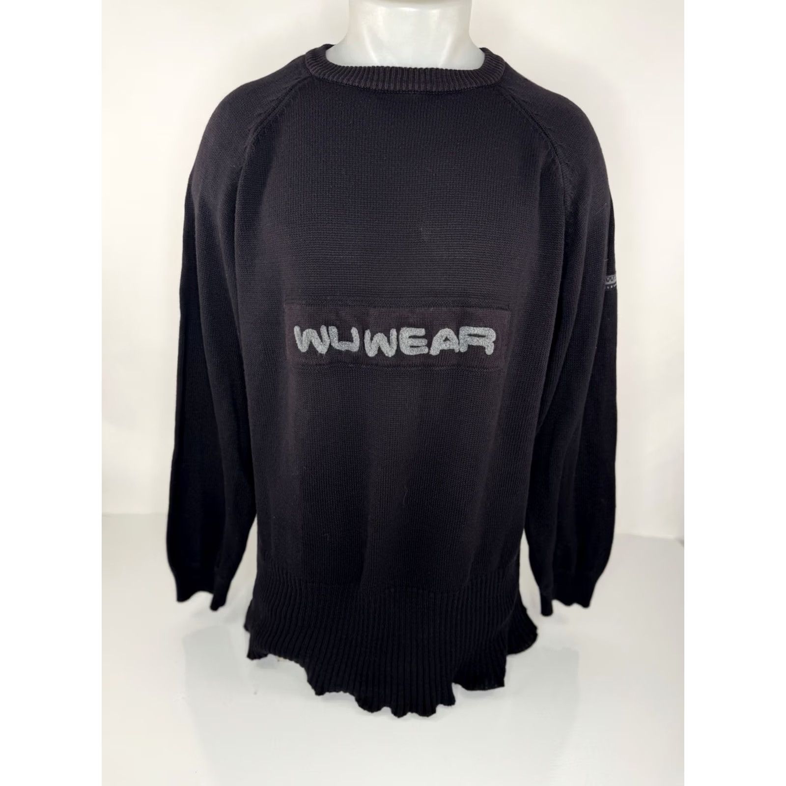 Vintage WU Wear / WU Tang Embroidered Mens L Pullover Vintage Sweater Size US L / EU 52-54 / 3 - 2 Thumbnail