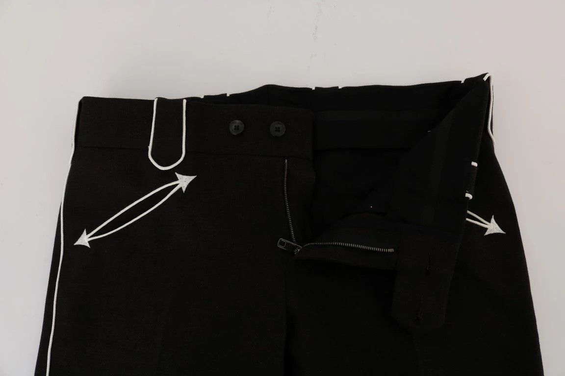 Dolce & Gabbana o1y0125 Casual Pant in Black Size US 28 / EU 44 - 4 Thumbnail