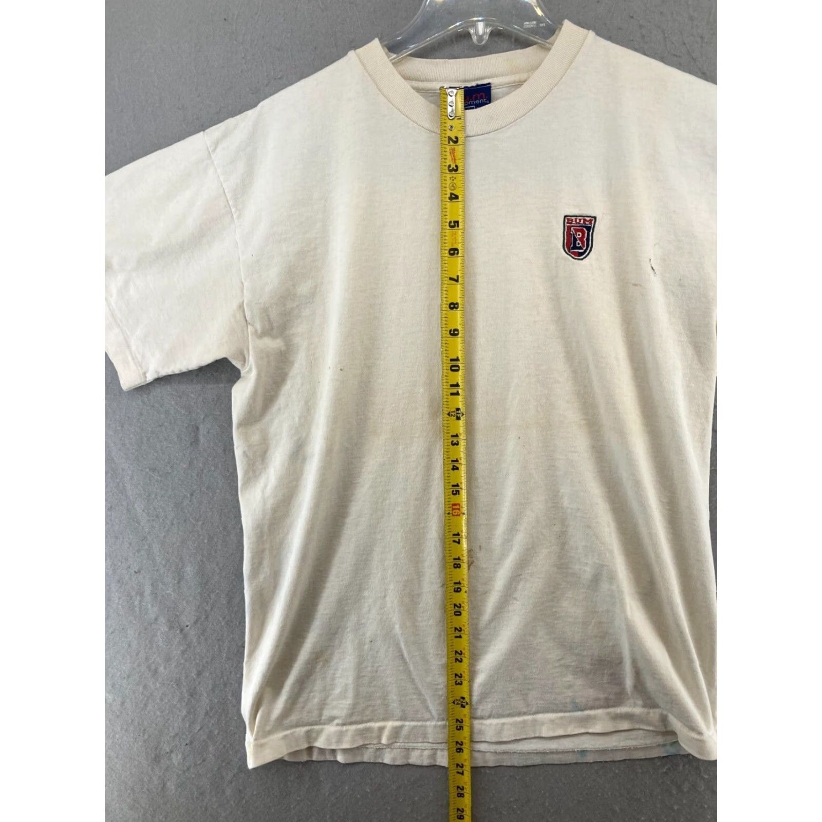 Vintage VINTAGE B.U.M. Equipment T-Shirt Large White USA 90s Mens Size US L / EU 52-54 / 3 - 3 Thumbnail