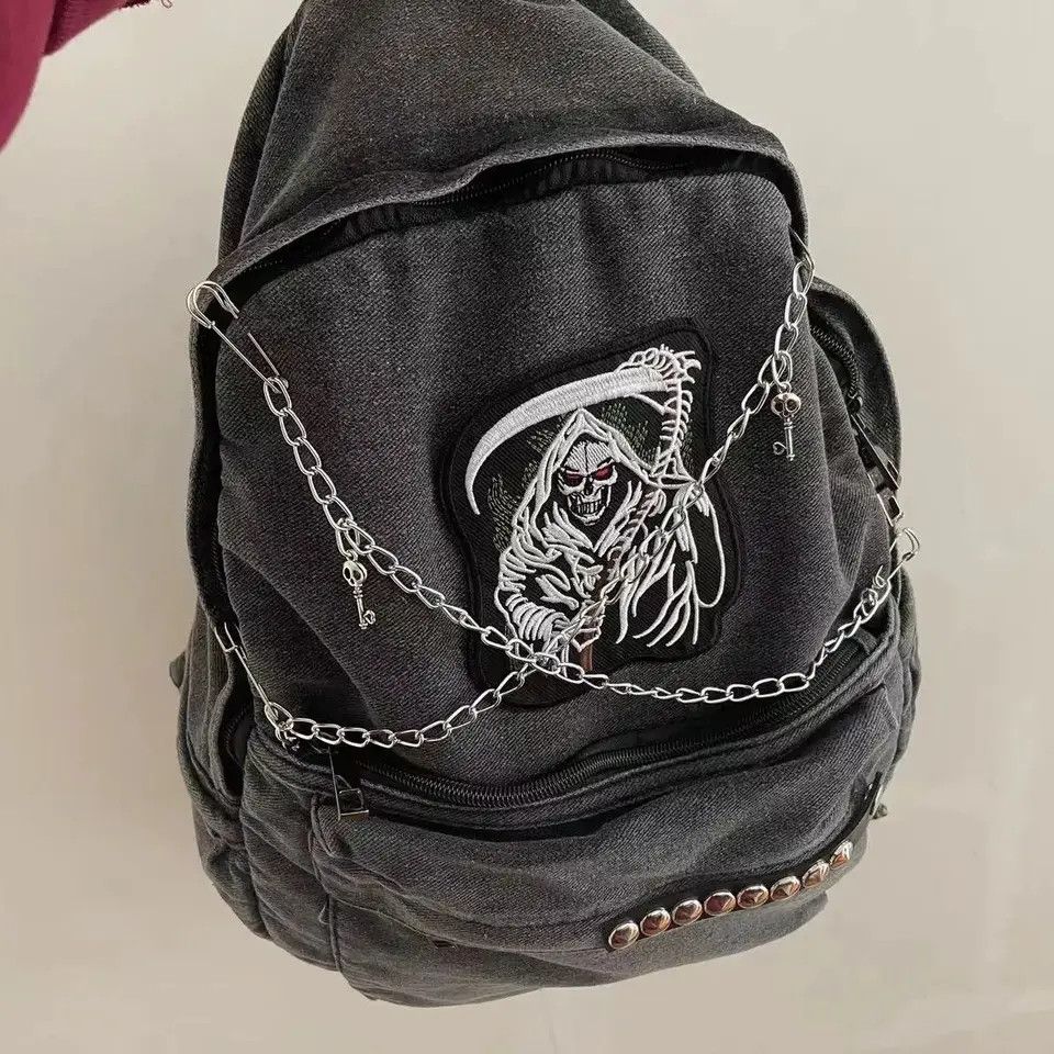Vintage Denim Backpack Size ONE SIZE - 1 Thumbnail