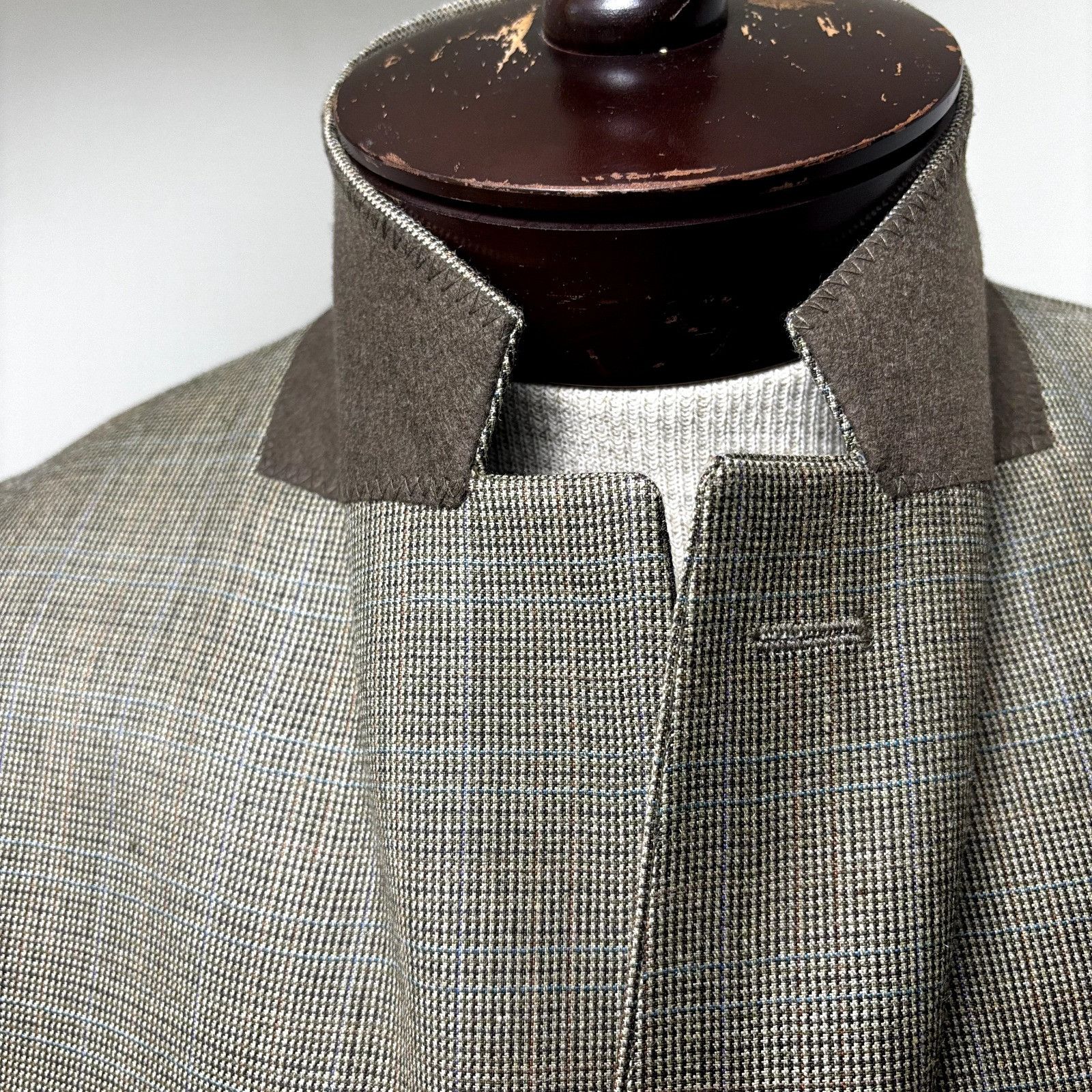 Ralph Lauren RALPH LAUREN Men's Sport Coat Windowpane Tan Blazer Sz 42R S Size 42R - 6 Thumbnail