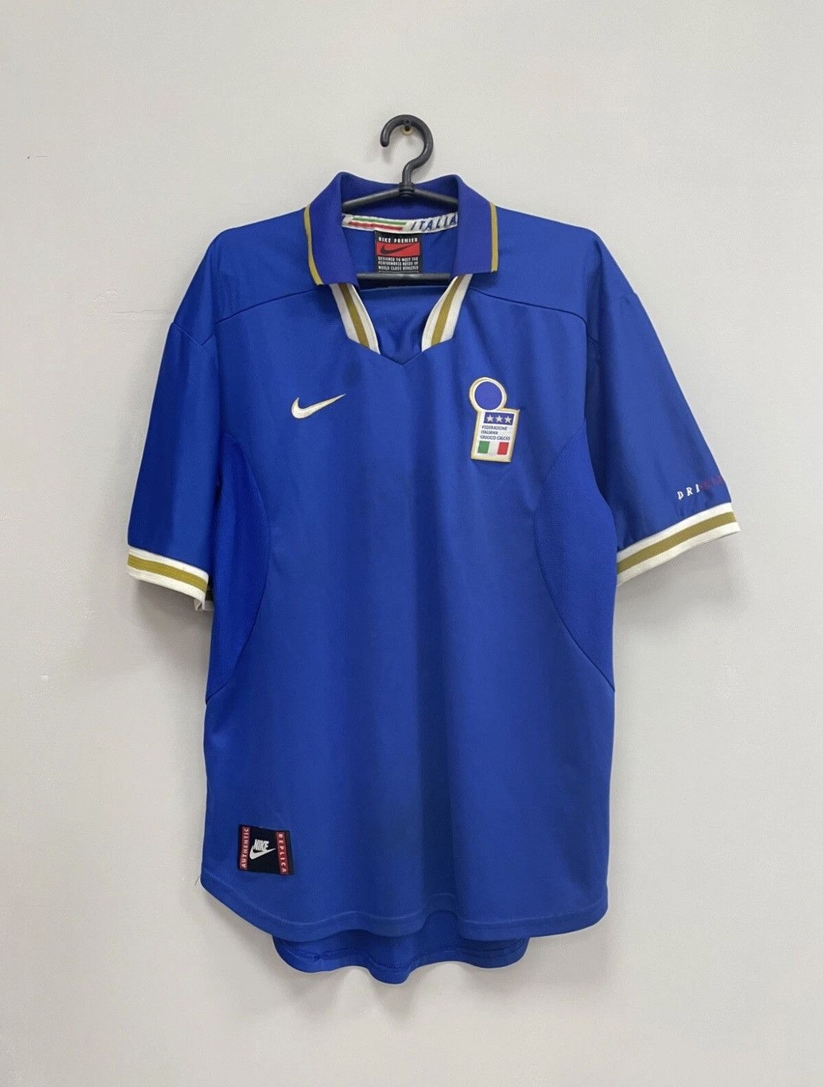 Nike Italy 1996/1997 Home Football Shirt Paolo Maldini #3 Jersey Size US XL / EU 56 / 4 - 2 Thumbnail