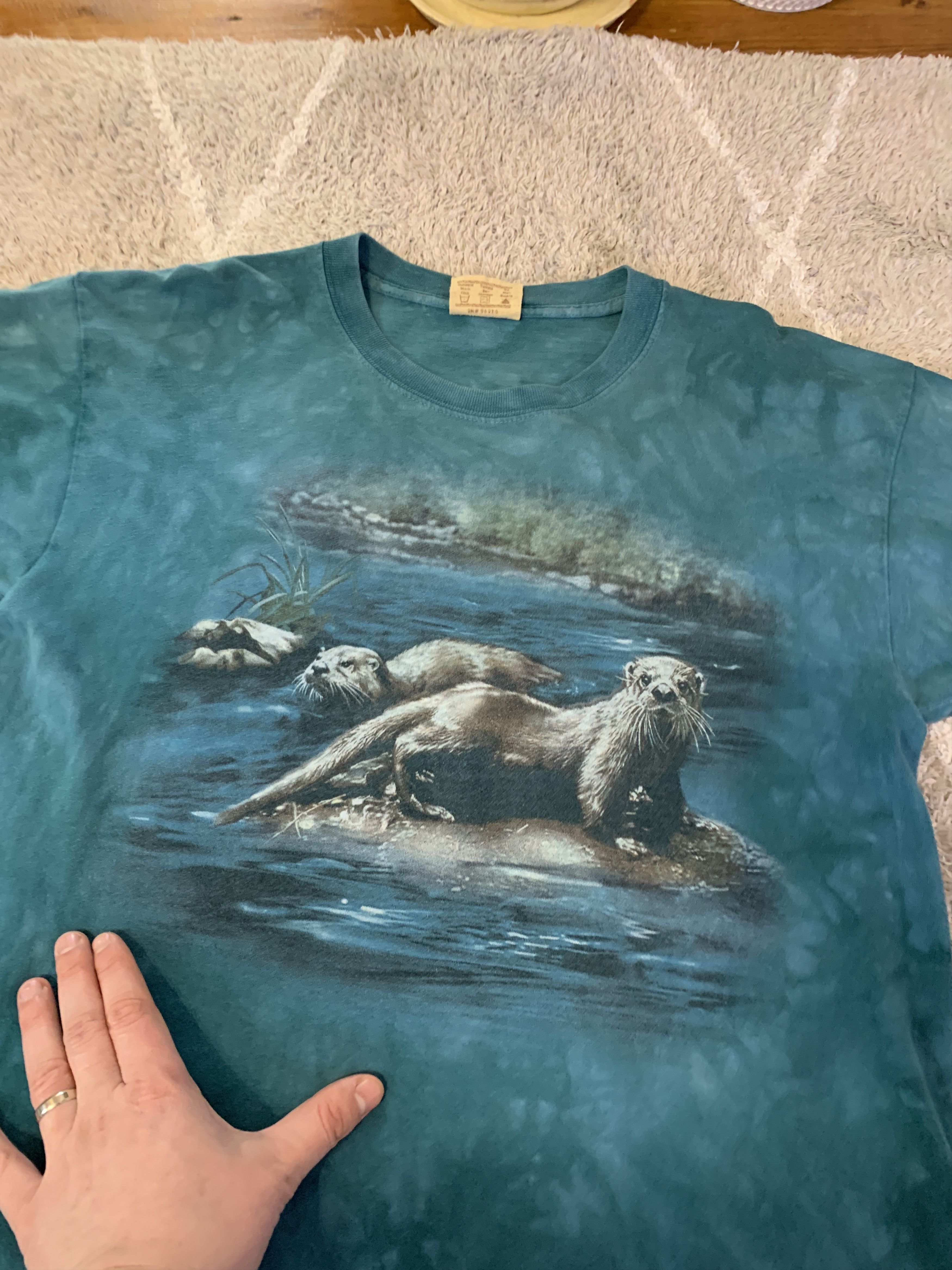 The Mountain The Mountain Dyed & Printed In USA Vintage Tee Size US M / EU 48-50 / 2 - 2 Thumbnail