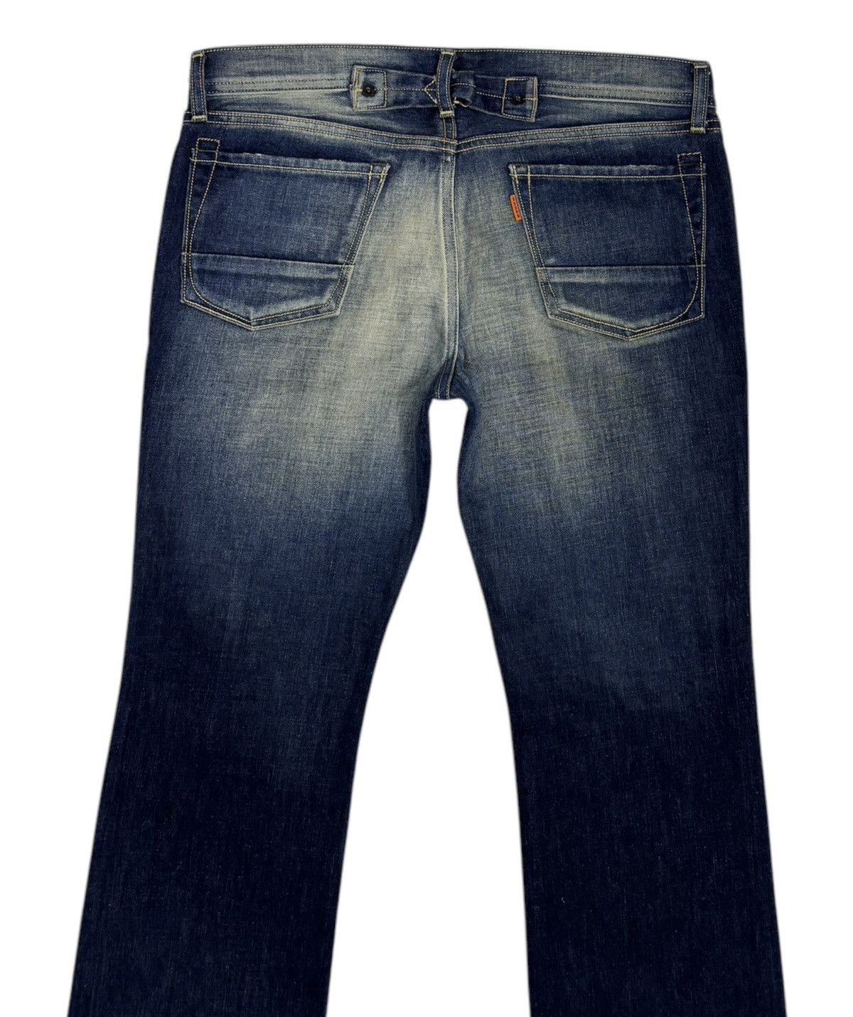 If Six Was Nine 💥Y2K Rodeo Made In Japan Rockstar Distressed Denim Jeans Size US 33 - 6 Thumbnail