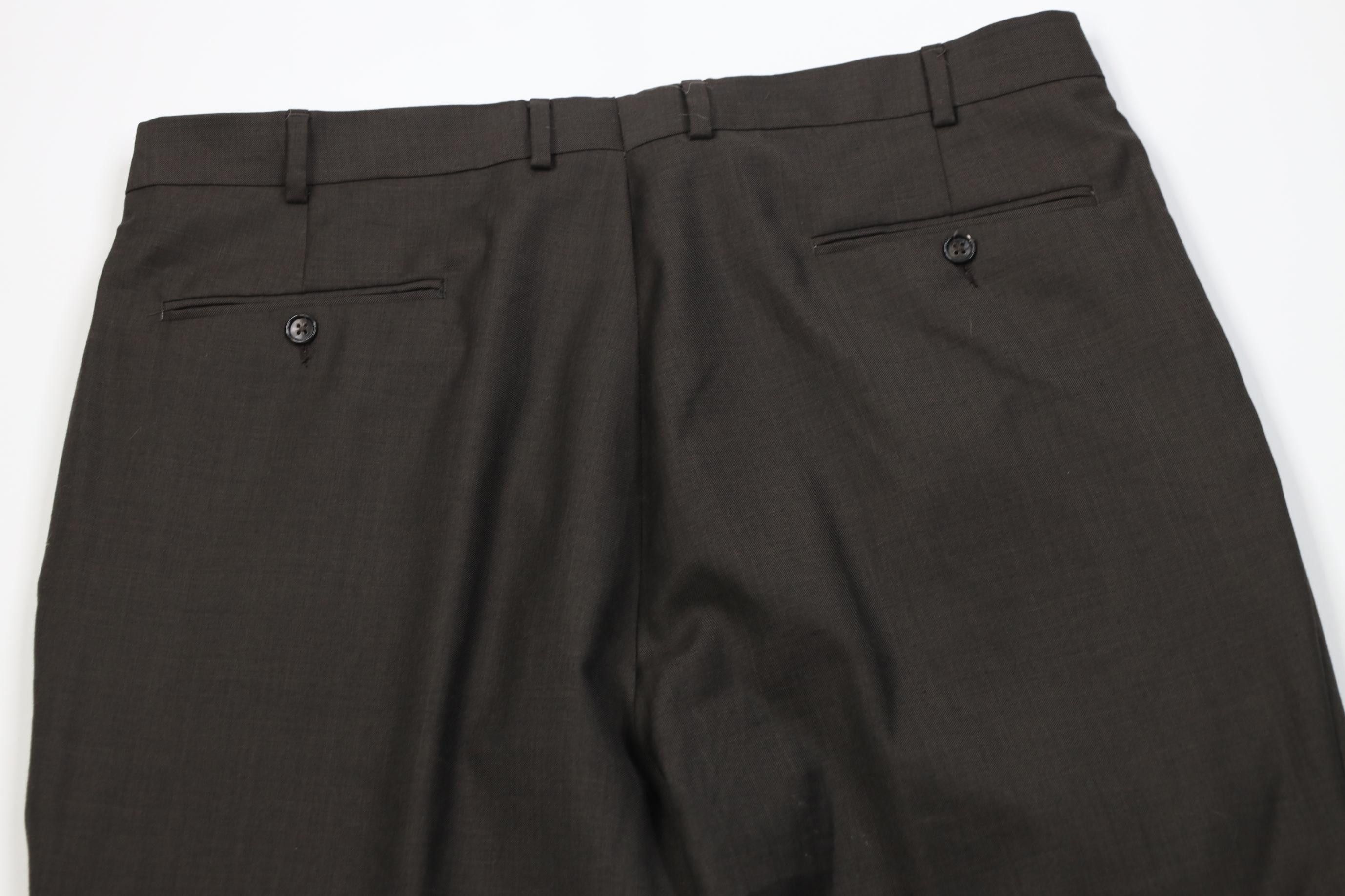 Vintage Vintage 90s Streetwear Wide Leg Chino Pants Heather Brown Size US 38 / EU 54 - 9 Thumbnail