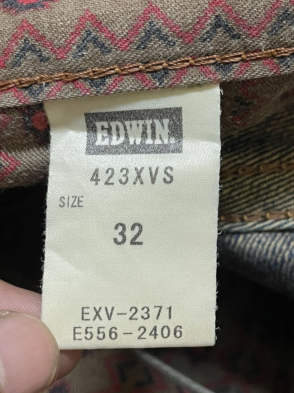 Edwin Japan XV Exclusive Vintage Mud Wash Distressed Jeans