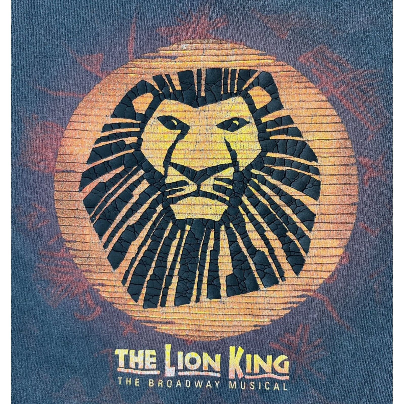 Disney Disney The Lion King Broadway Musical Chicago T-Shirt Double-Sided XL Unisex Adults Black Cotton Vintage Disney Shirt Mens Size US XL / EU 56 / 4 - 2 Thumbnail