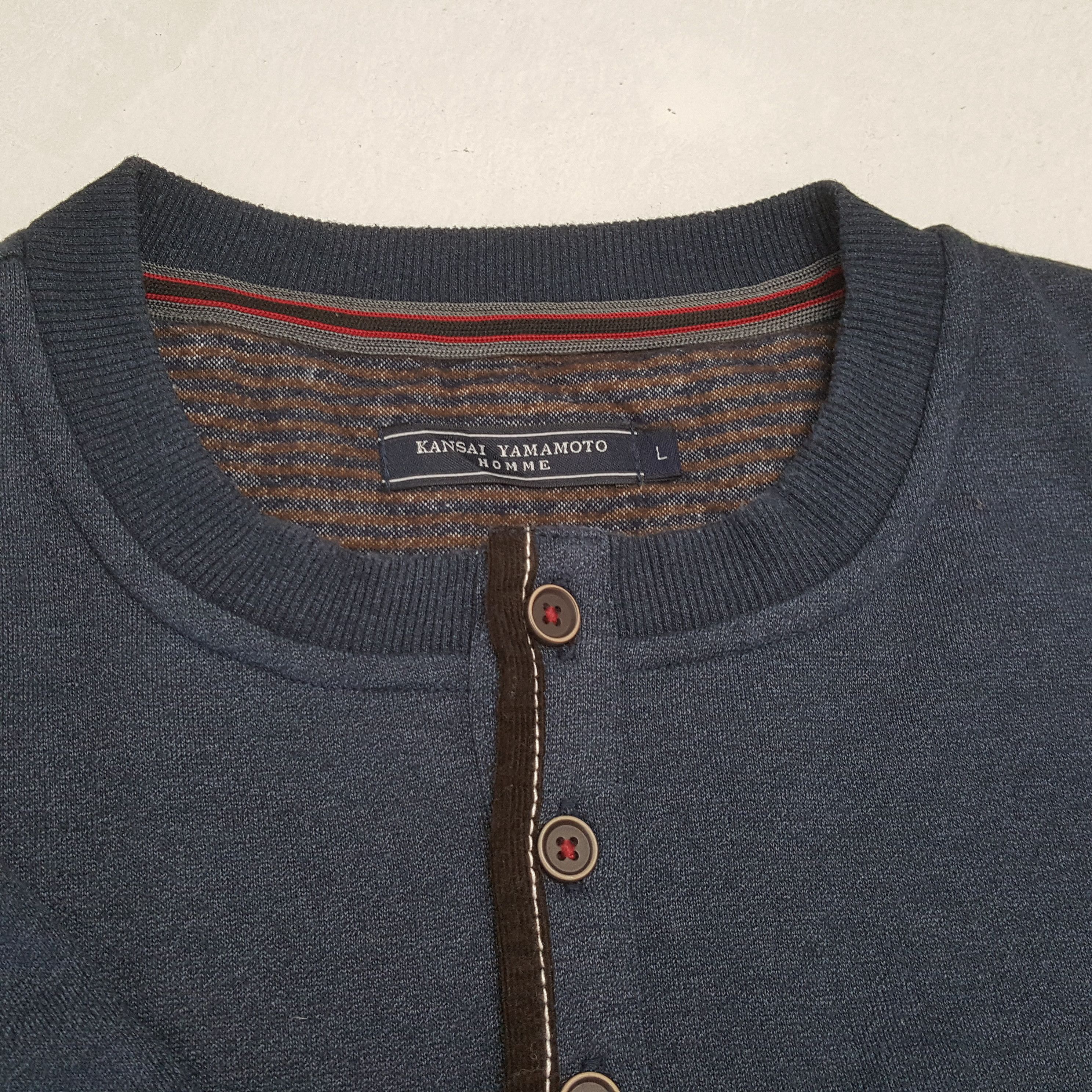 Kansai Yamamoto × Vintage Kansai Yamamoto X Custom NUMBER (N)INE Art Sweatshirt Size US L / EU 52-54 / 3 - 10 Thumbnail