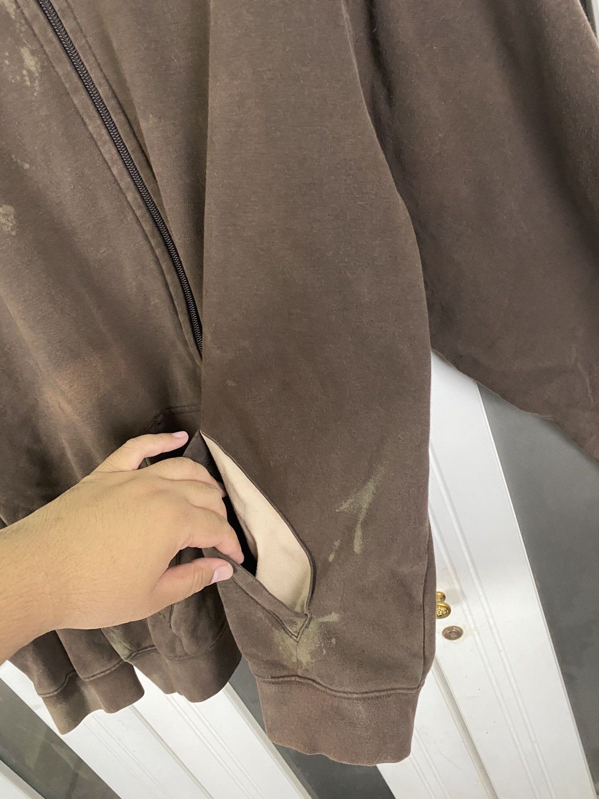 Nike × Vintage 00s Nike Brown Zipper Size US XL / EU 56 / 4 - 4 Thumbnail