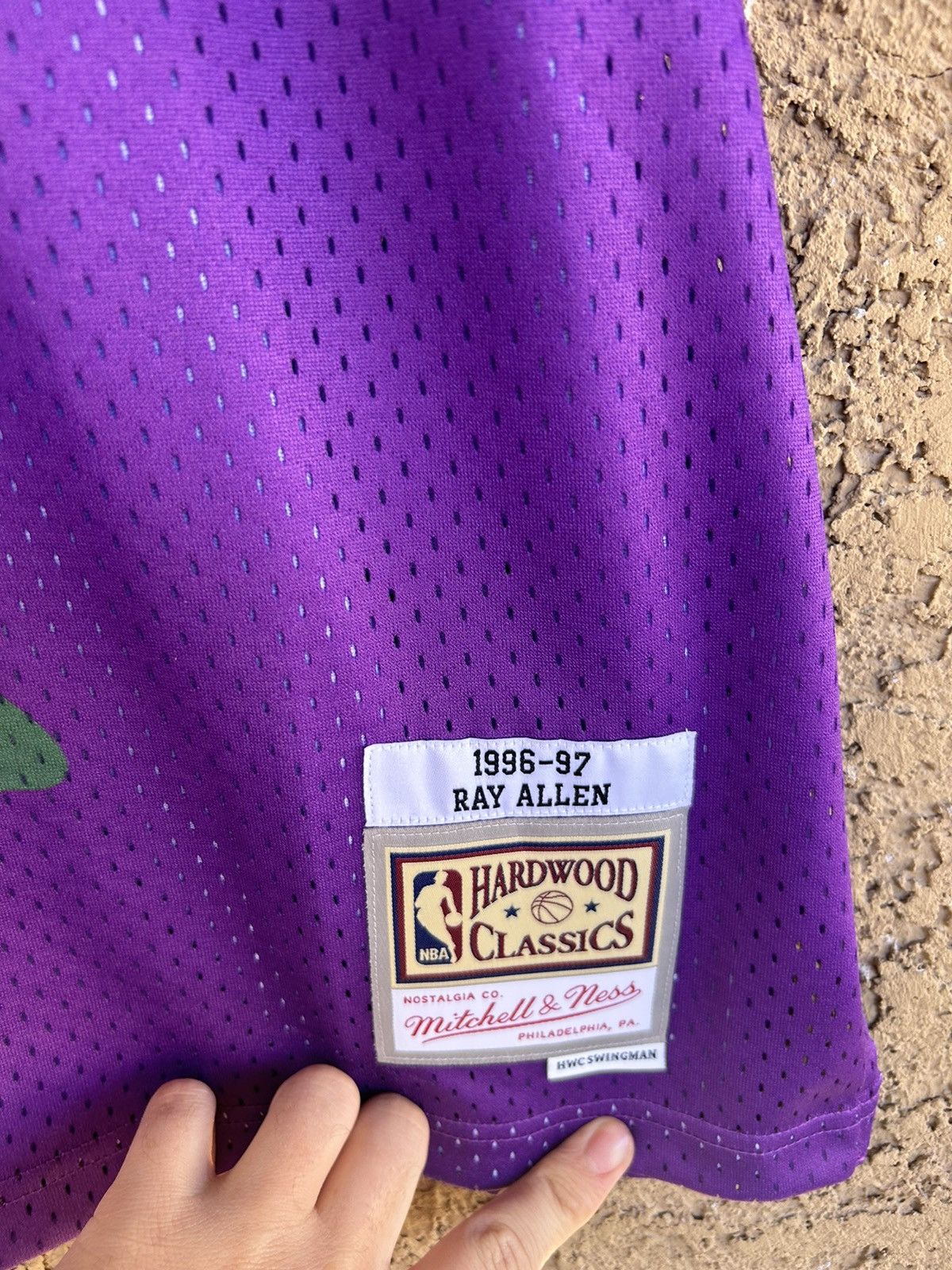 Mitchell & Ness × NBA × Vintage Vintage Milwaukee Bucks Ray Allen Mitchell & Ness Jersey XXL Size US XXL / EU 58 / 5 - 3 Thumbnail