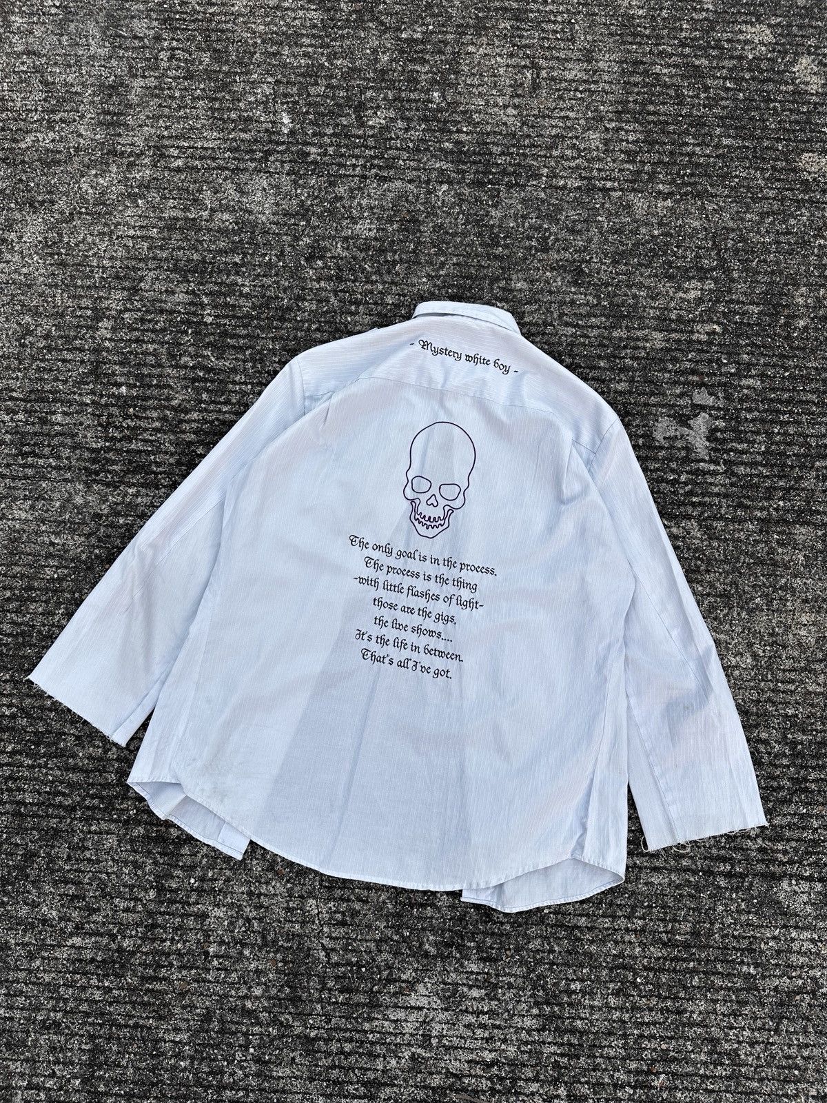 Number (N)ine Number(N)ine SS01 Jeff Buckley Mystery White Boy Shirt Size US M / EU 48-50 / 2 - 3 Thumbnail