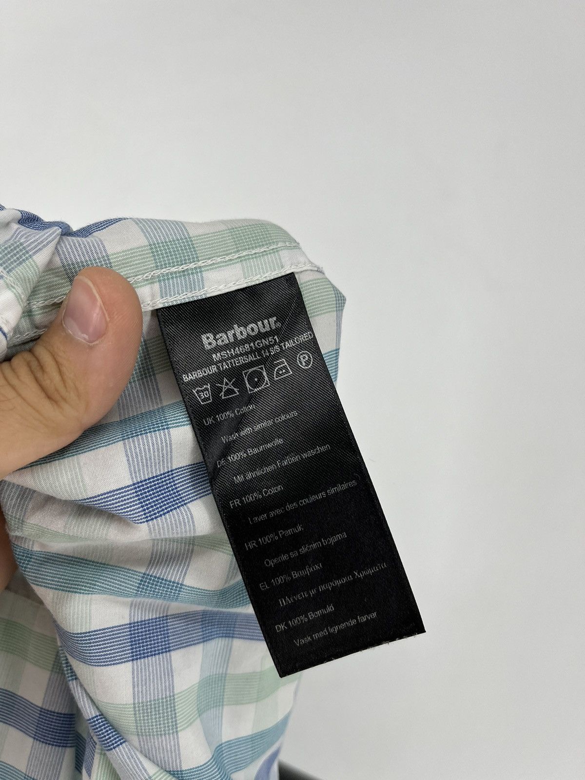 Barbour × Vintage Vintage Barbour Plaid Blake Cotton Flannel Casual Size US M / EU 48-50 / 2 - 9 Thumbnail