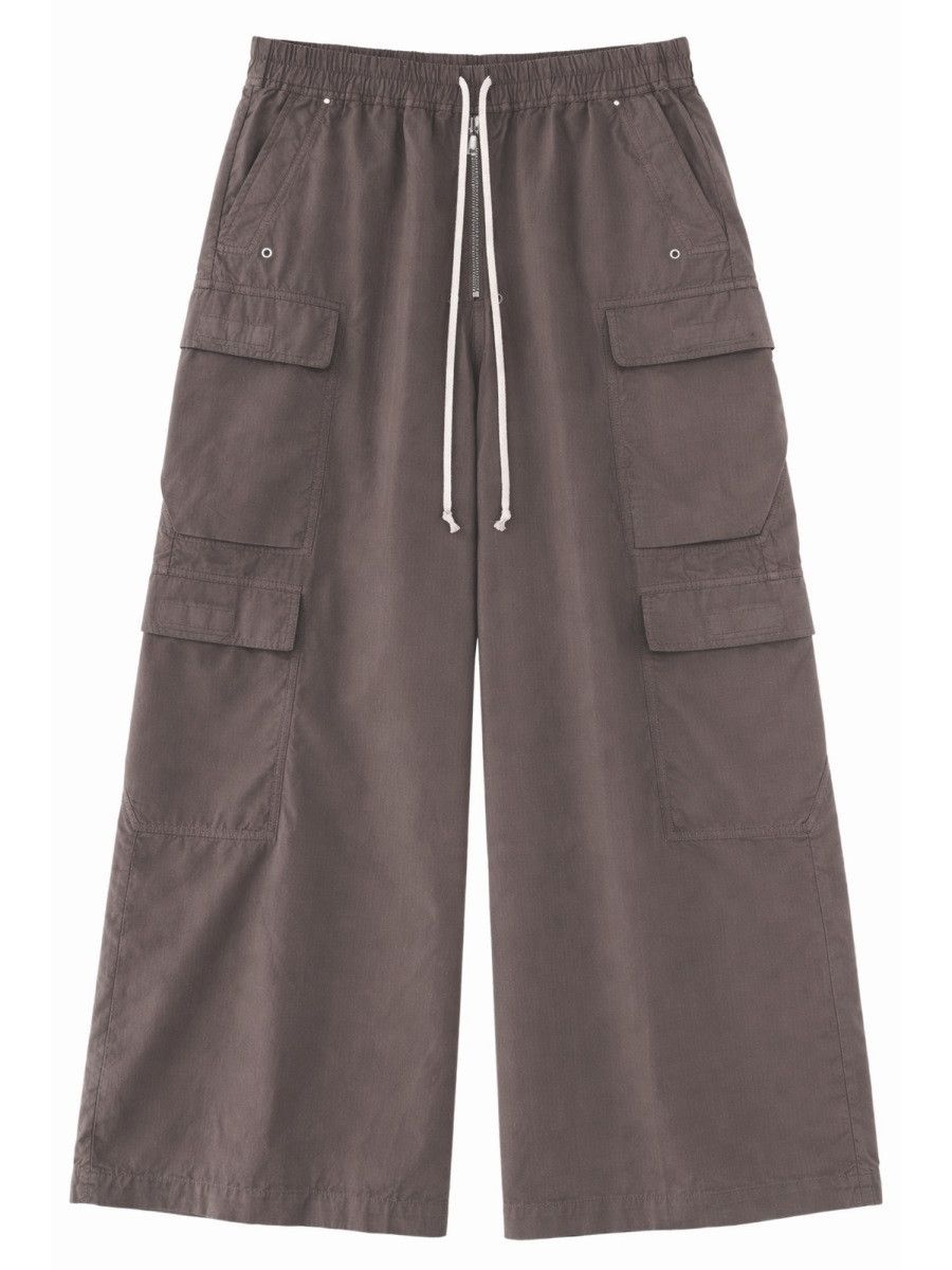 Rick Owens Drkshdw RICK OWENS DRKSHDW PANTALONE CARGO "JUMBO BELAS" - BROWN Size US 32 / EU 48 - 1 Thumbnail