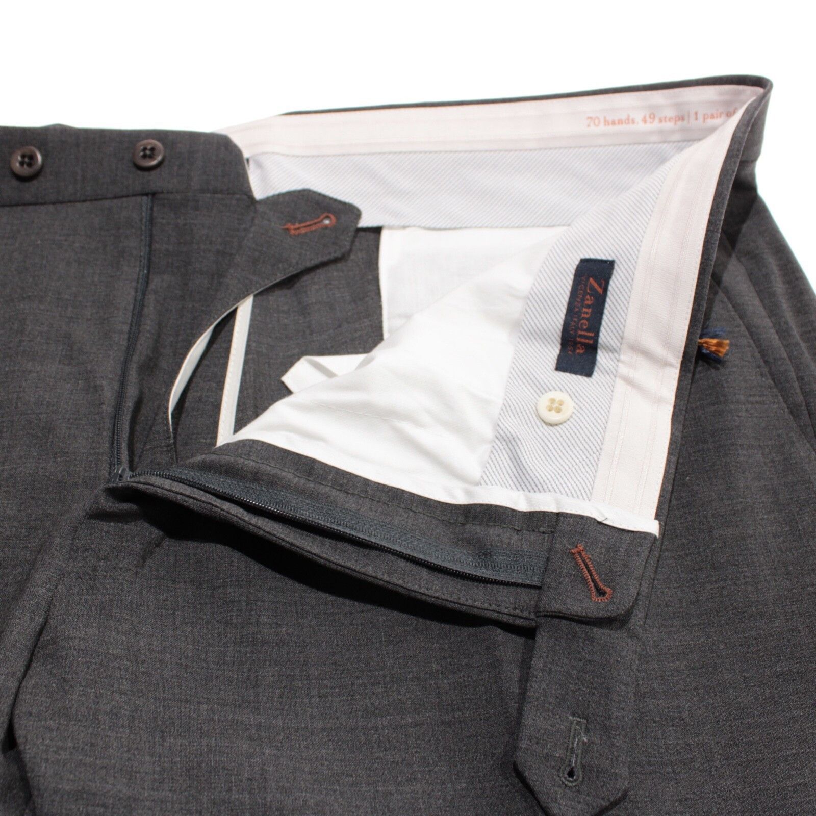 Zanella Zanella New with tags Dress Pants Size 42 US In Gray Size US 42 / EU 58 - 3 Thumbnail