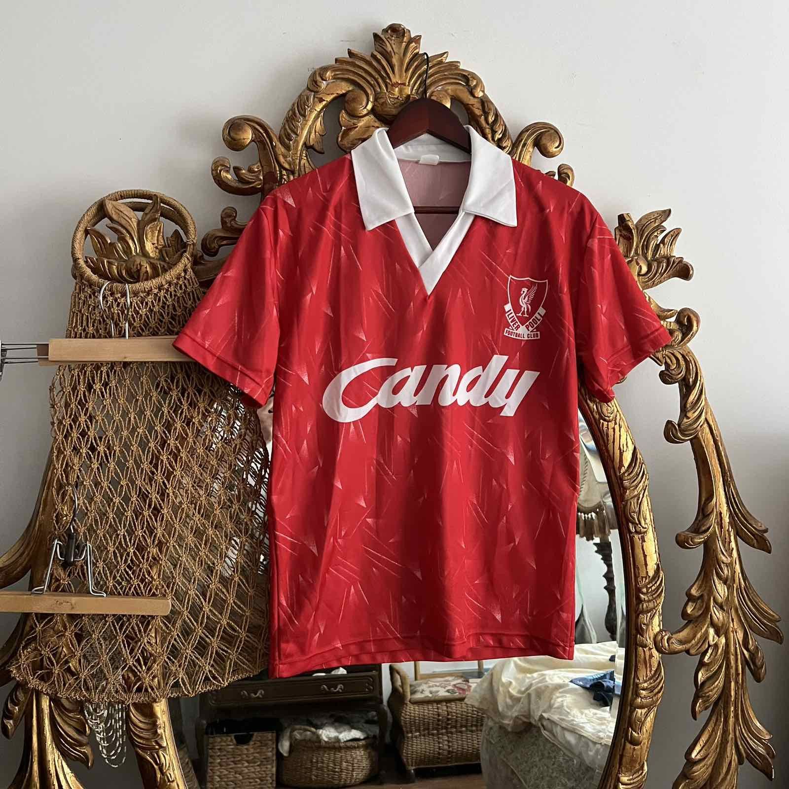 Vintage Vintage Liverpool Retro Candy Soccer Jersey Shirt Kit Tee Size US S / EU 44-46 / 1 - 4 Thumbnail