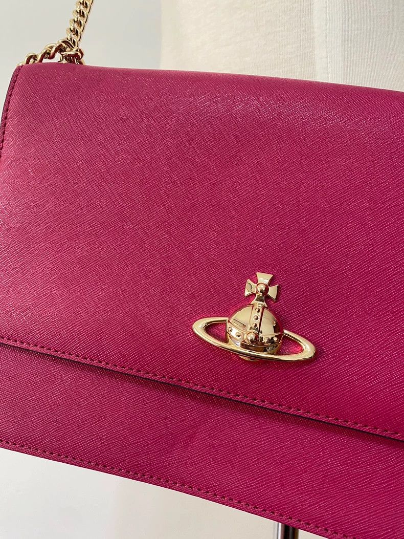 Vivienne Westwood Vivienne Westwood size os Saturn rose red shoulder bag Size ONE SIZE - 2 Thumbnail