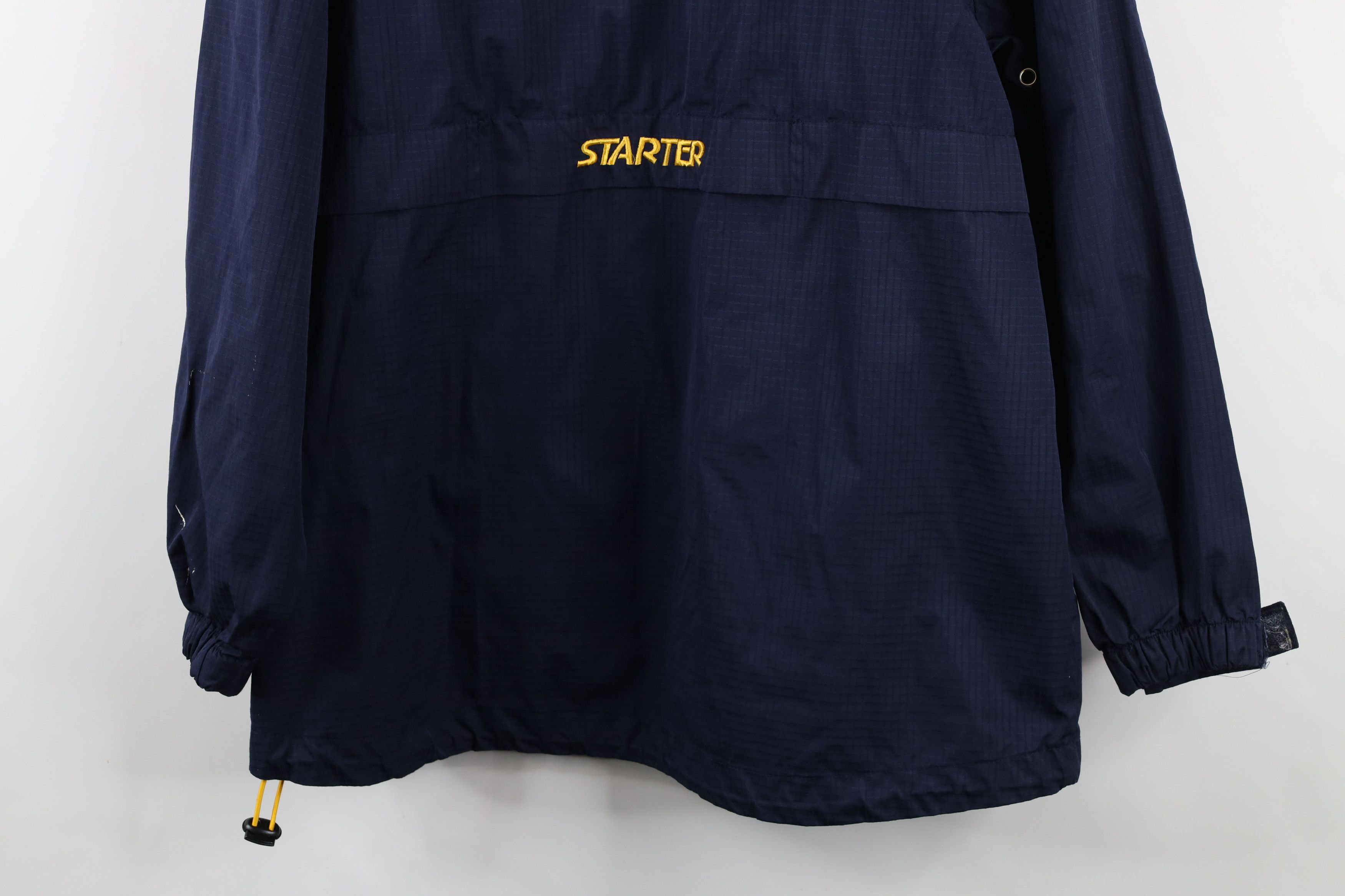 Starter × Vintage Vintage 90s Starter Reflective Half Zip Anorak Jacket Blue Size US M / EU 48-50 / 2 - 13 Thumbnail