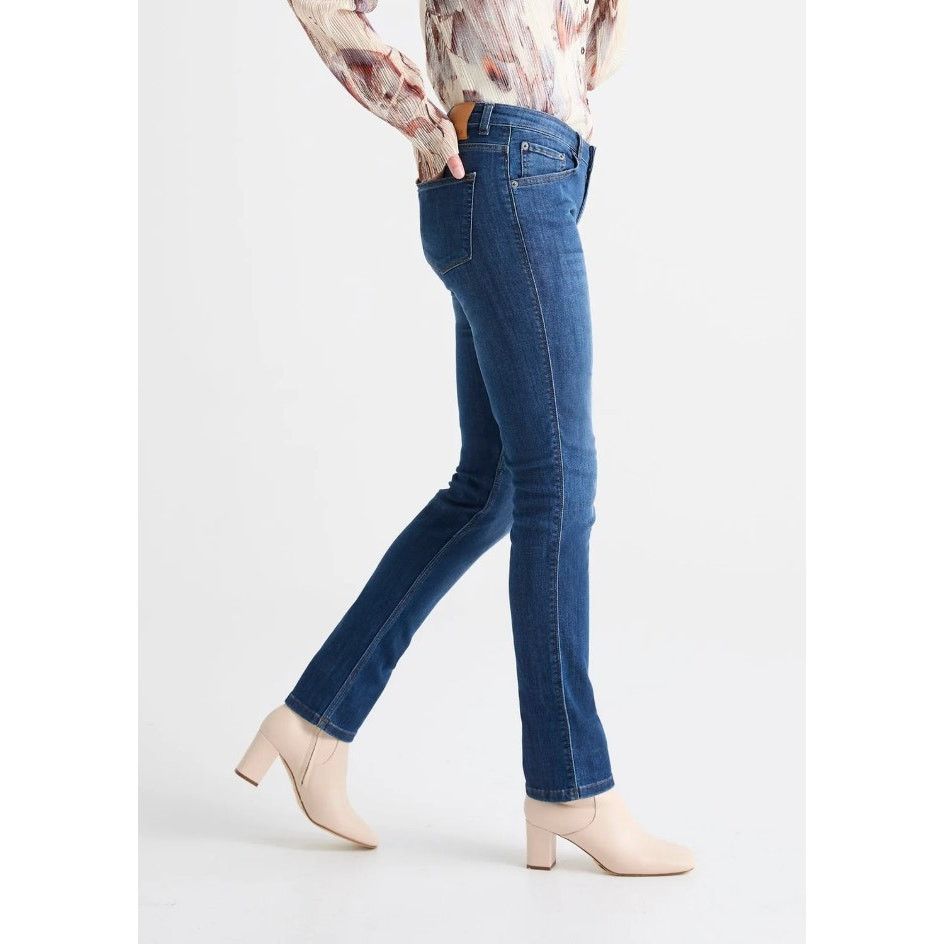 Other DU/ER Performance Denim Mid Rise Slim Straight Jeans Size 30" / US 8 / IT 44 - 6 Thumbnail