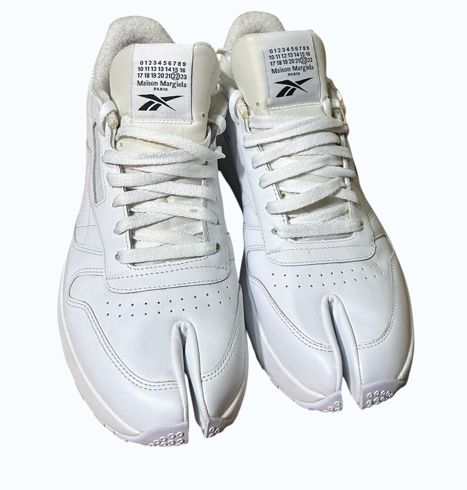 Maison Margiela Margiela X Reebok Classic Leather Tabi Sneaker White Size US 11.5 / EU 44-45 - 1 Thumbnail