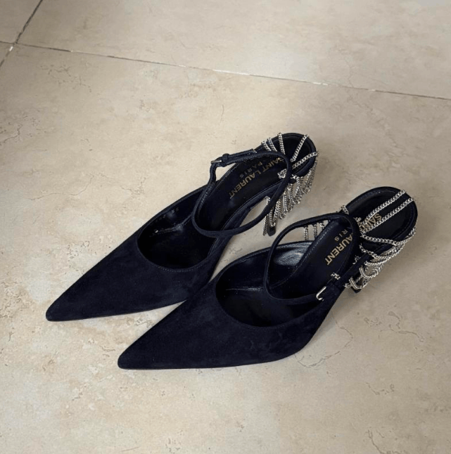 Saint Laurent Paris YSL Stiletto Heels Size US 5 / IT 35 - 1 Thumbnail
