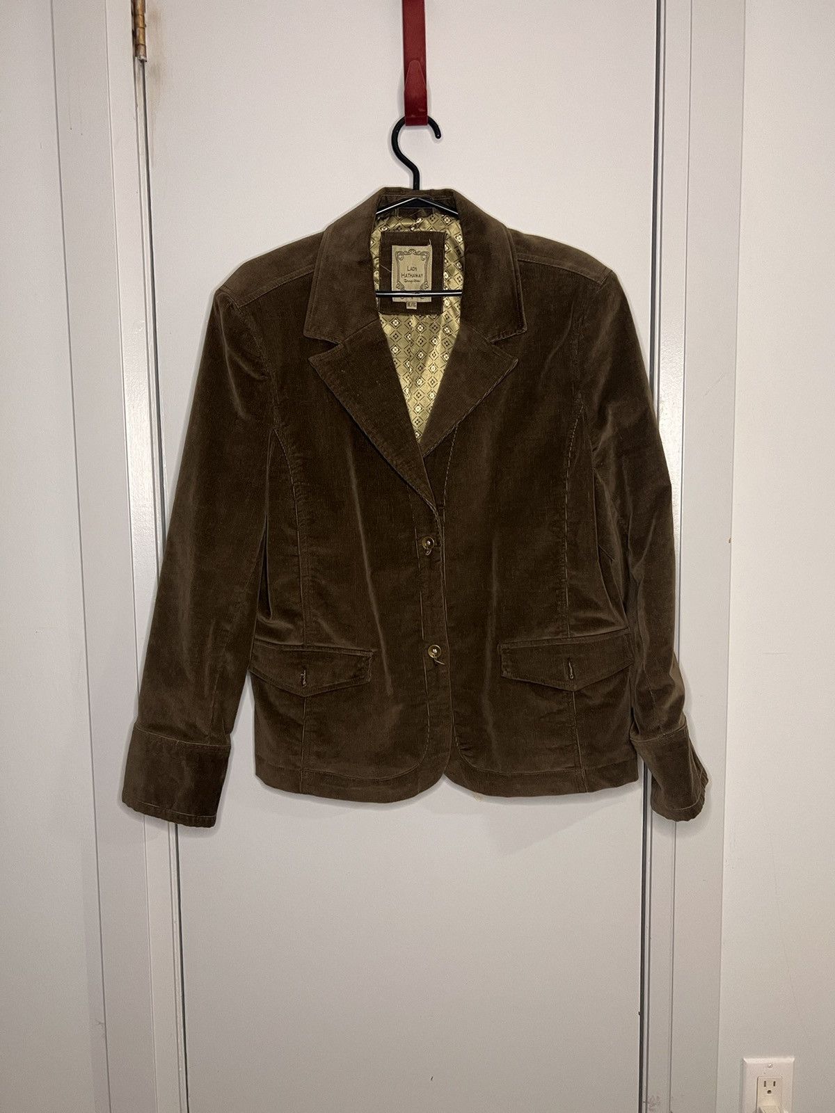 Vintage Brown Lady-Hathaway jacket. Size M / US 6-8 / IT 42-44 - 1 Thumbnail