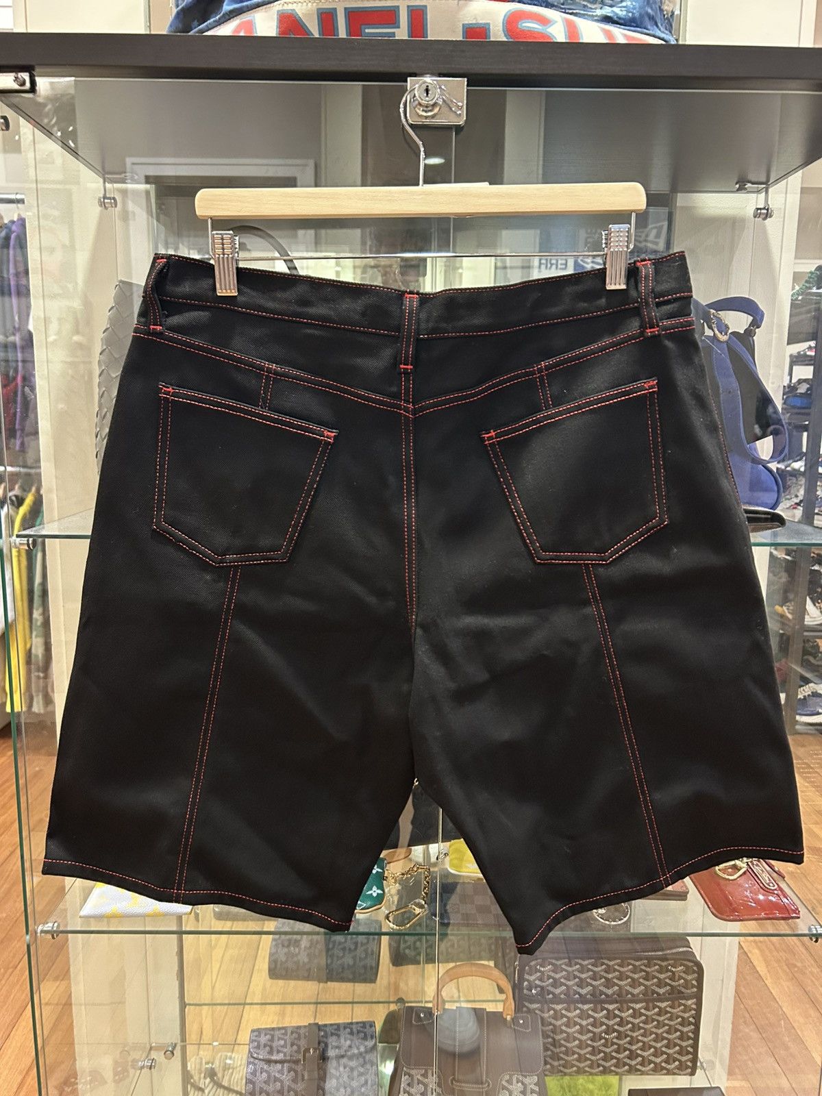 Other Steven Passaro Contrast Stitch Denim Shorts Size US 38 / EU 54 - 2 Thumbnail