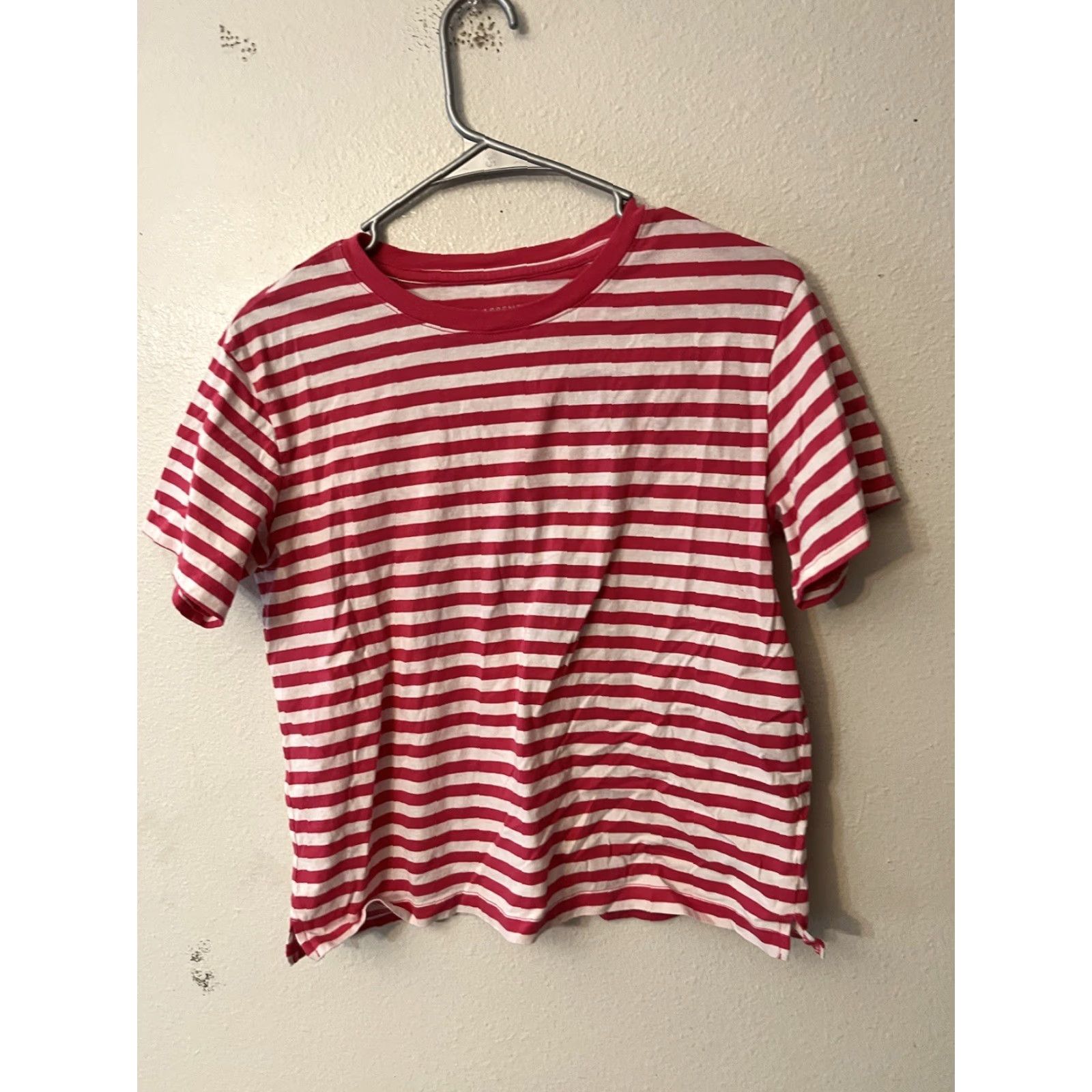Vintage Free Assembly Pink Striped Tee Shirt Women's Small T-Shirt Size S Size S / US 4 / IT 40 - 2 Thumbnail