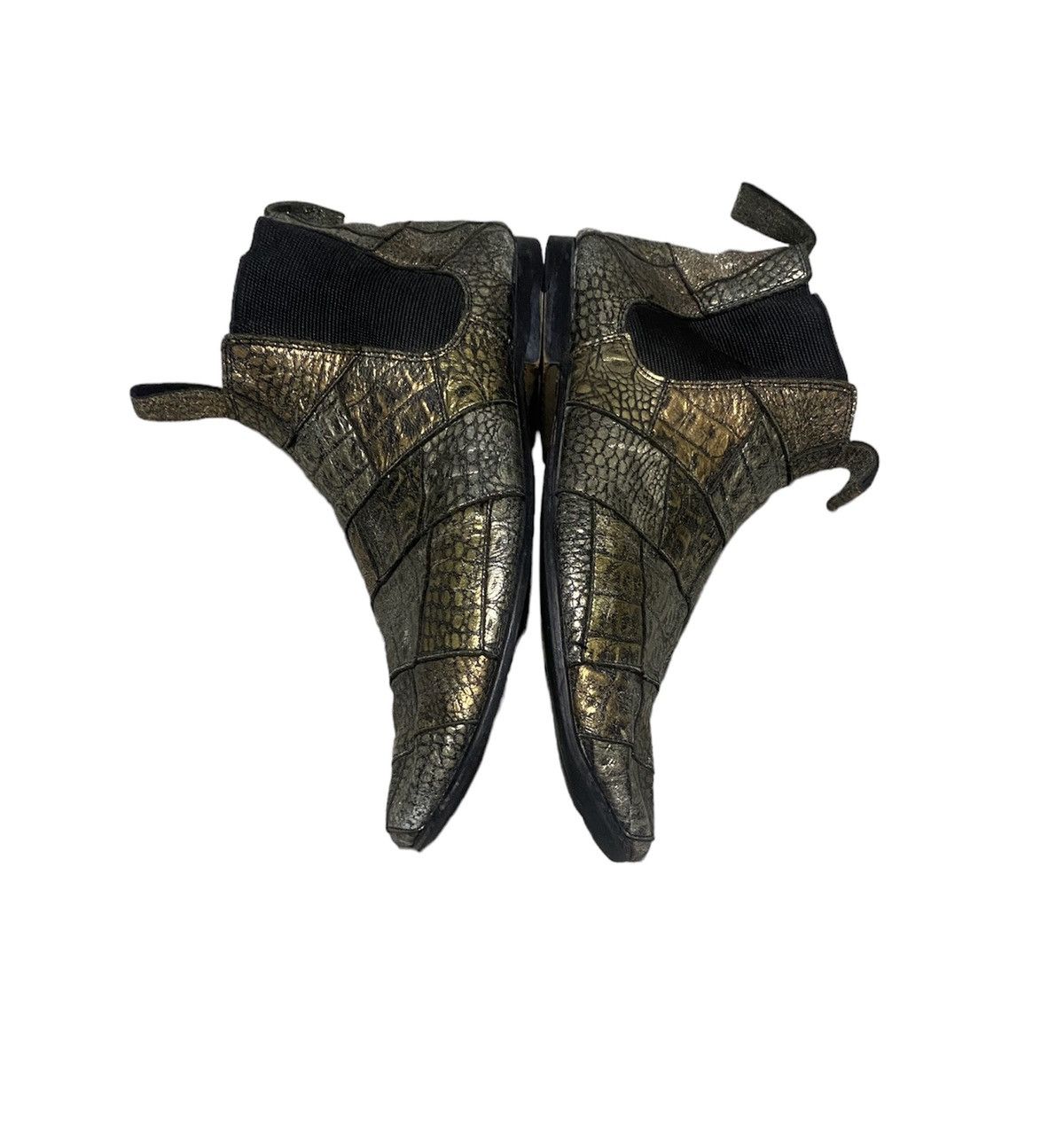Comme des Garcons Homme Plus SUPER RARE‼️ CdgHP Pythons Patchwork Exotic Chelsea Boots Size US 12 / EU 45 - 5 Thumbnail