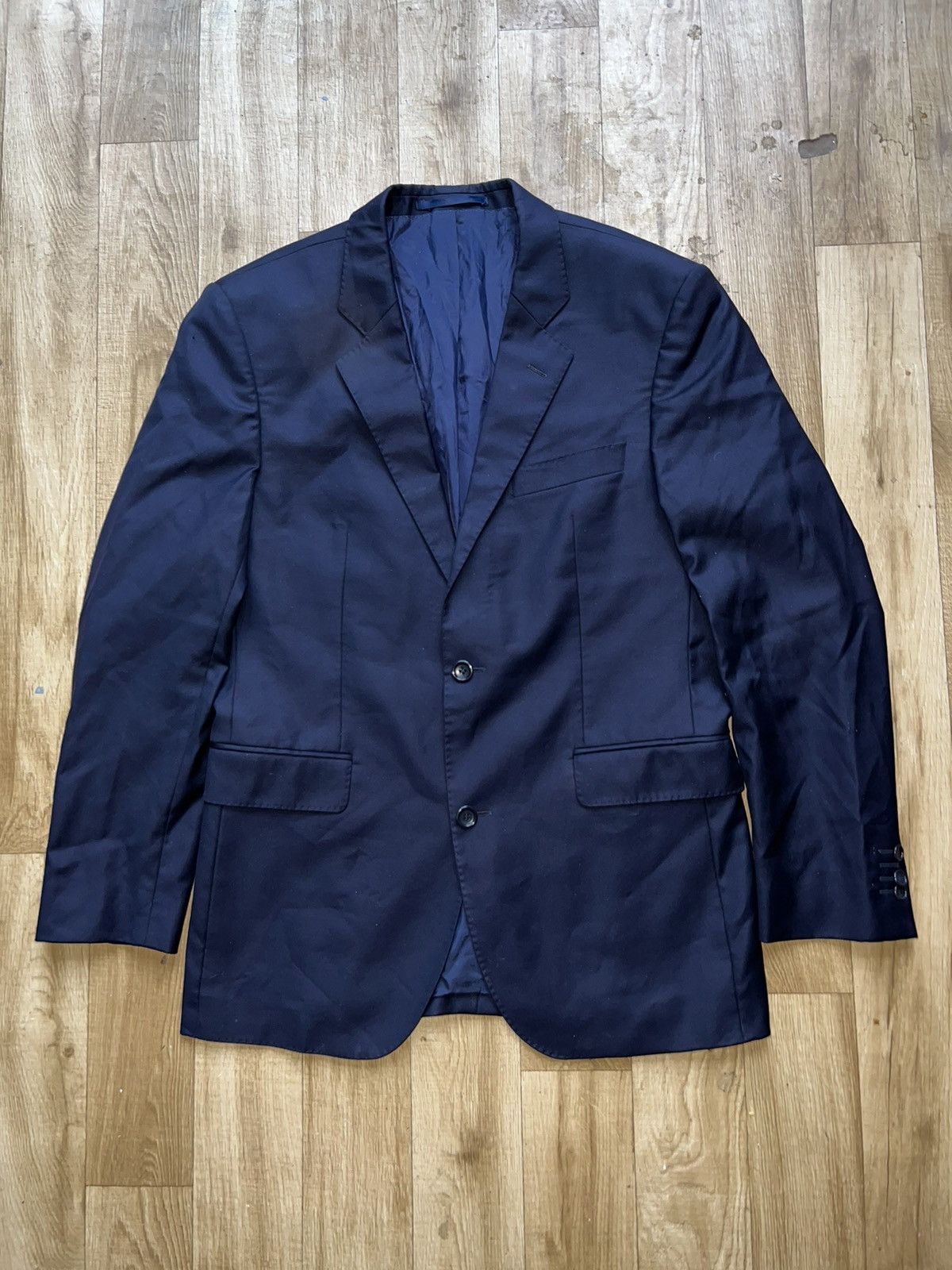 Loro Piana × Vintage Loro Piana Navy Blazer Jacket luxury made in Italy Size 50L - 1 Thumbnail