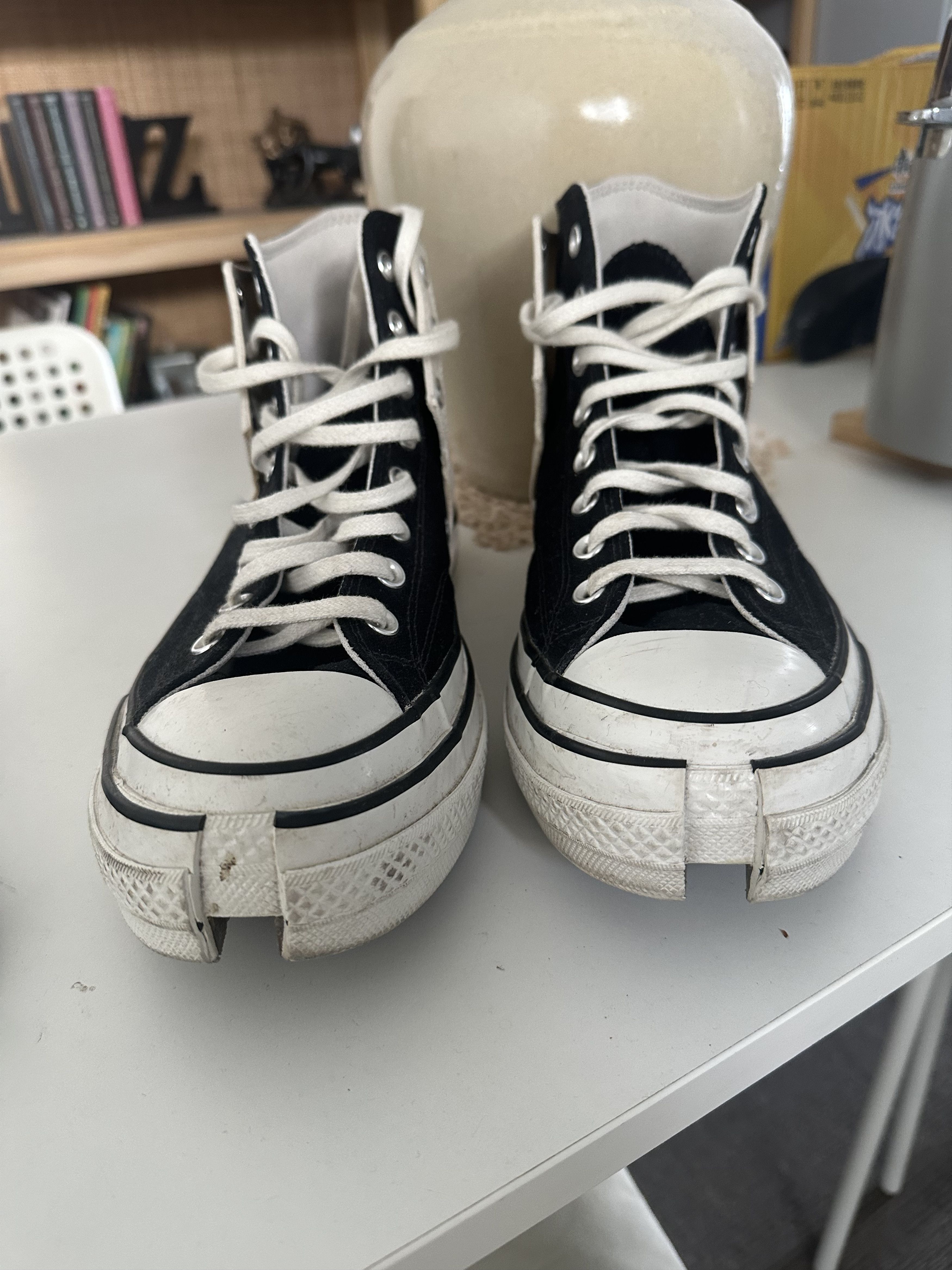 Converse × Feng Chen Wang 2020 Feng Chen Wang x Chuck 70 2-in-1 'Ivory Black' Size US 12 / EU 45 - 2 Thumbnail