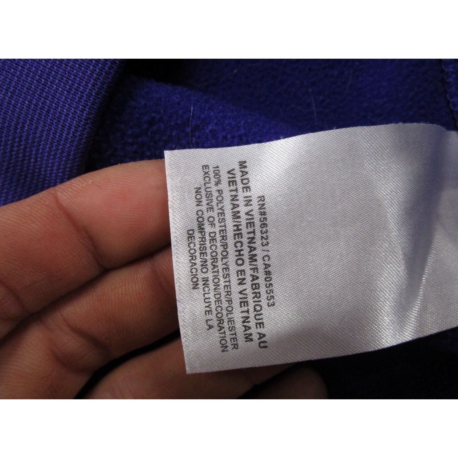 Nike Nike Dri Fit NFL On Field Apparel Full Zip Minnesota Vikings Hoodie M Purple Nike Football Hoodie Mens Size US M / EU 48-50 / 2 - 3 Thumbnail