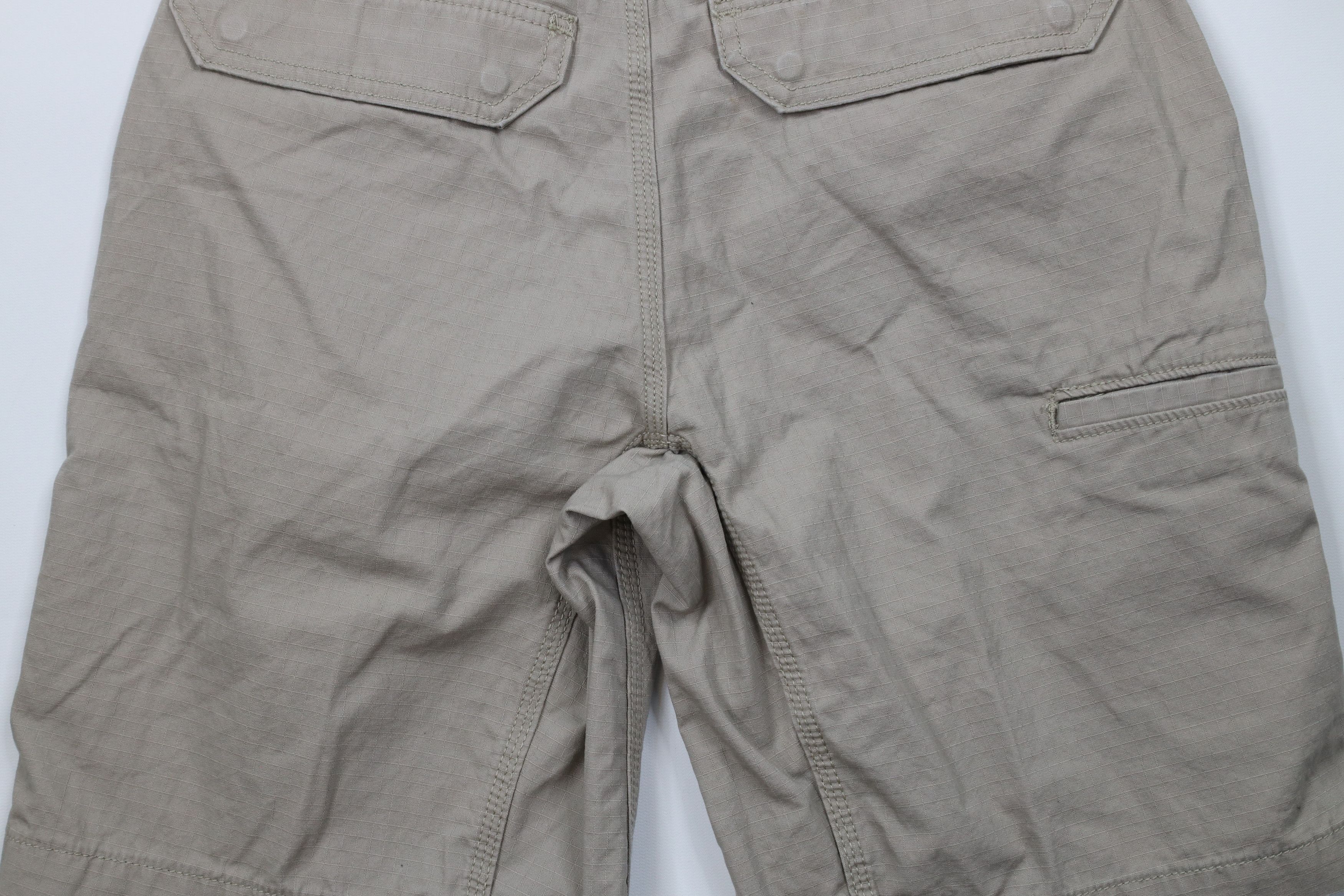Carhartt × Vintage Vintage Carhartt Spell Out Relaxed Fit Ripstop Shorts Beige Size US 30 / EU 46 - 9 Thumbnail