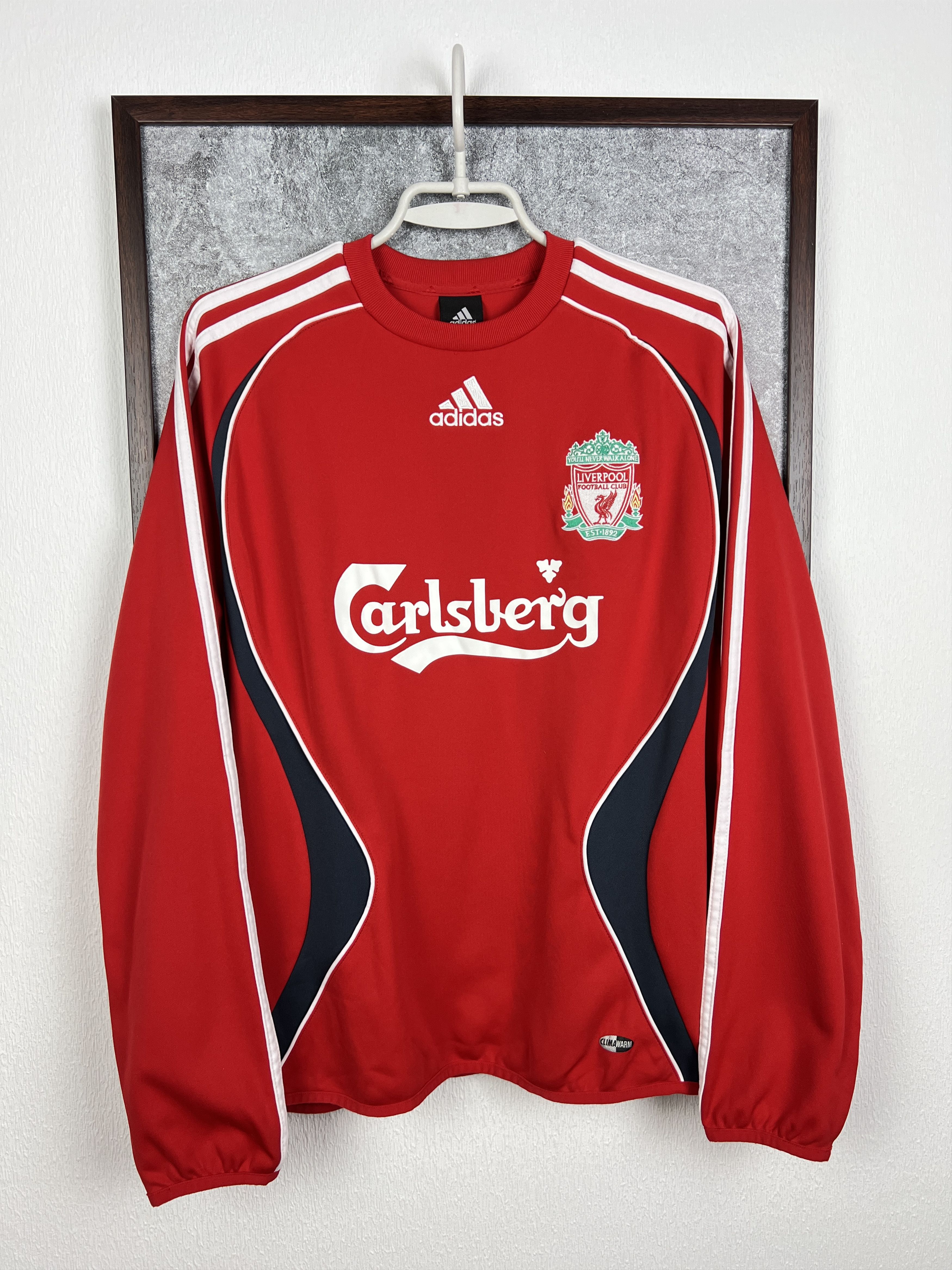 Adidas Liverpool Football Sweatshirt Soccer Crewneck Track Top Size US S / EU 44-46 / 1 - 1 Thumbnail