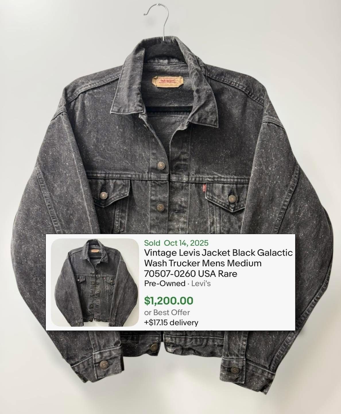 Levi's Vintage Levi’s galactic wash baggy trucker jacket Size US L / EU 52-54 / 3 - 11 Thumbnail