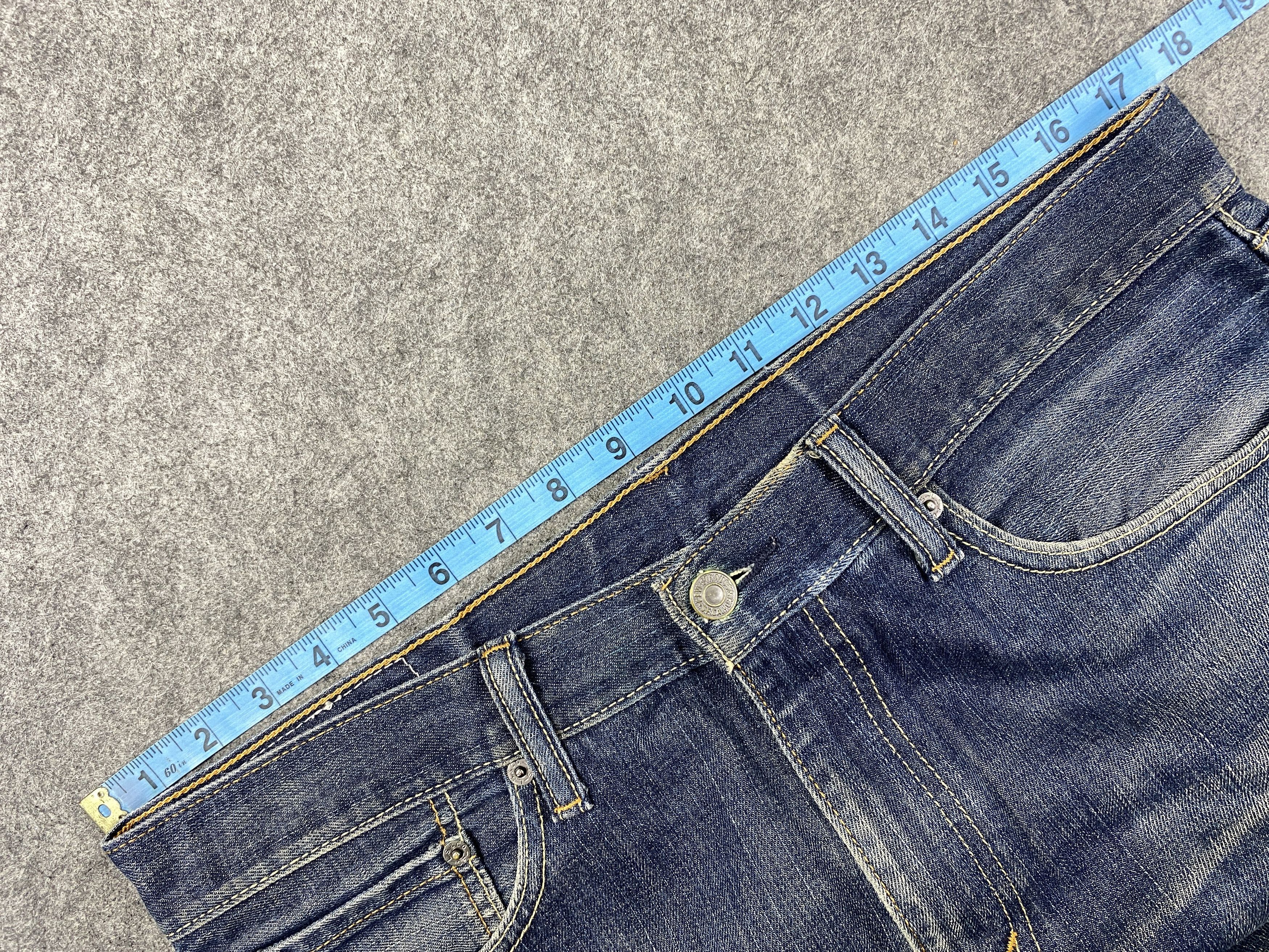 Japanese Brand Distressed Blue Vintage Levi's 505 Jeans 35x28 Denim -JN1804 Size US 35 - 5 Thumbnail