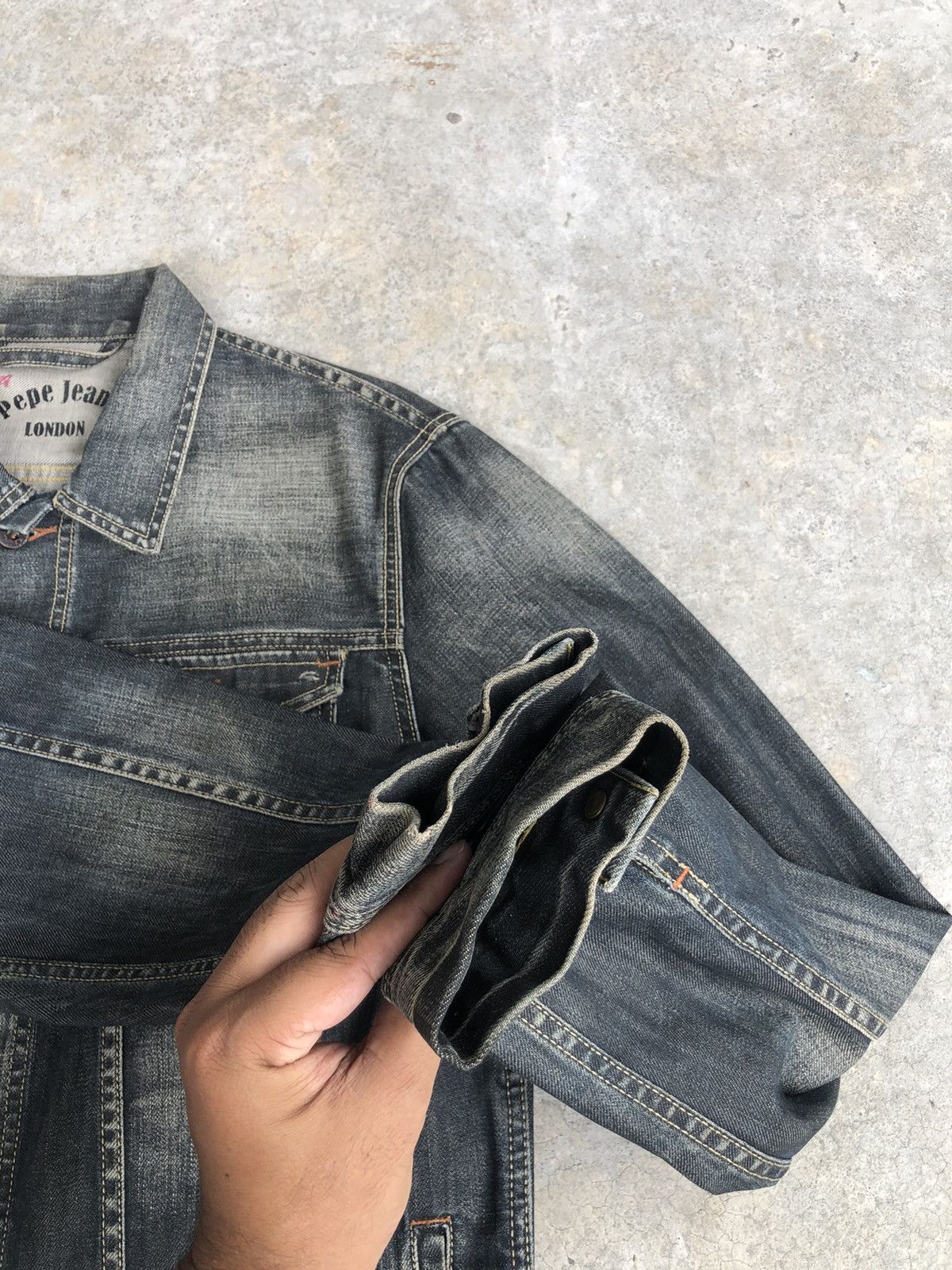 Pepe Jeans Vintage Pepe Jeans Denim Jacket Distressed Jeans Size US L / EU 52-54 / 3 - 13 Thumbnail