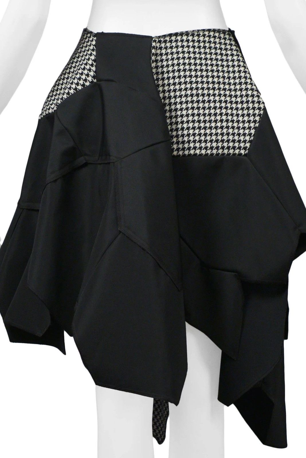 Comme des Garcons RARE 2PCS CDG BLACK FOOTBALL CHECK SKIRT 2008 sz s Size 27" / US 4 / IT 40 - 4 Thumbnail
